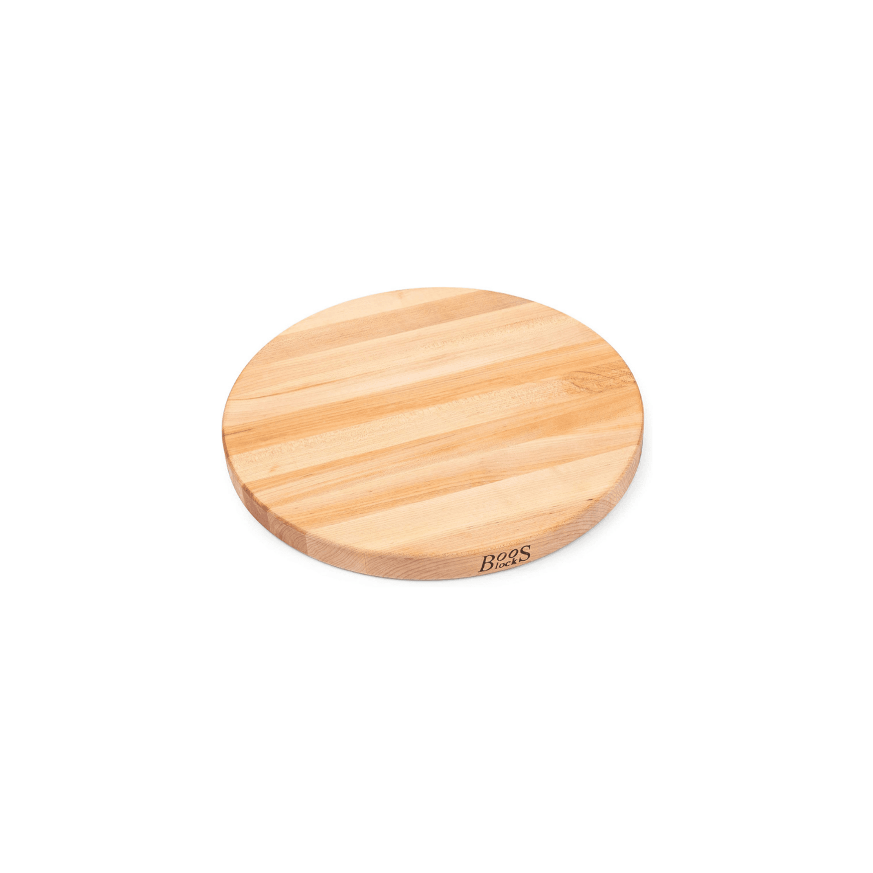 Boos Block Maple Wood Edge Grain Reversible Round Cutting Board - 46cm X 4cm