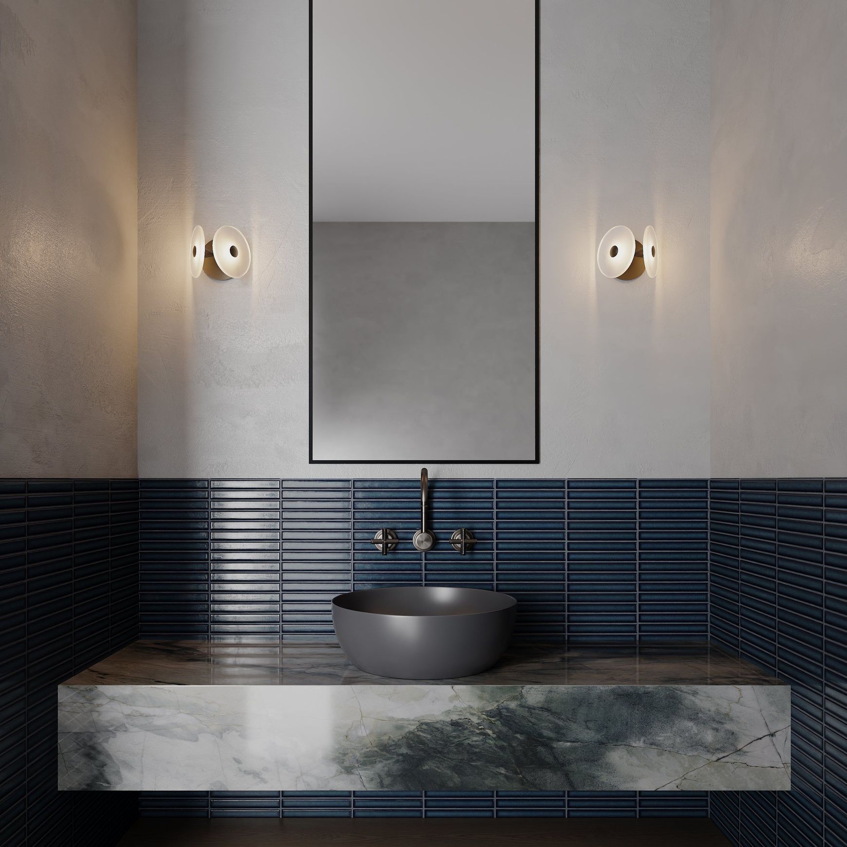 Coral Twin Wall Light