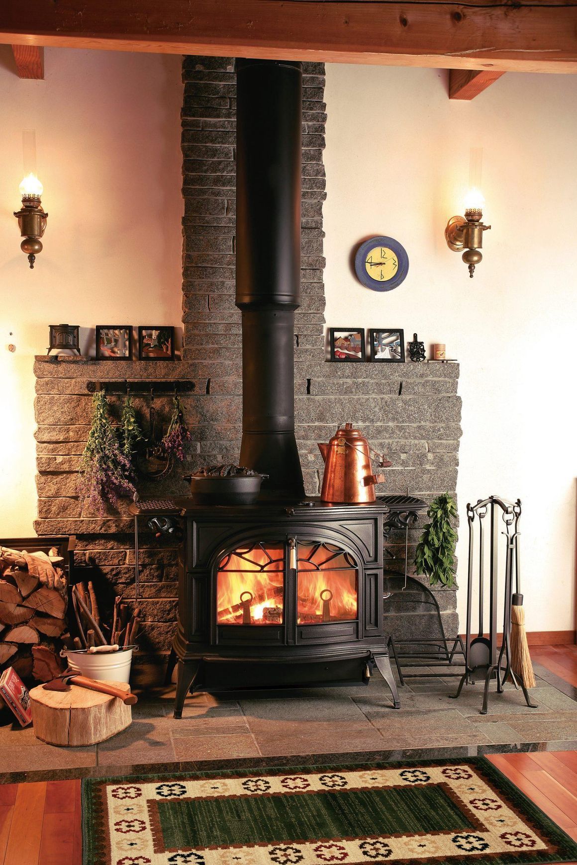 Vermont Castings Defiant Wood Stove - Black