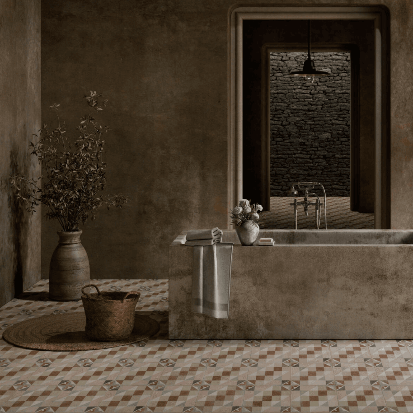 Valentia Square pattern tile