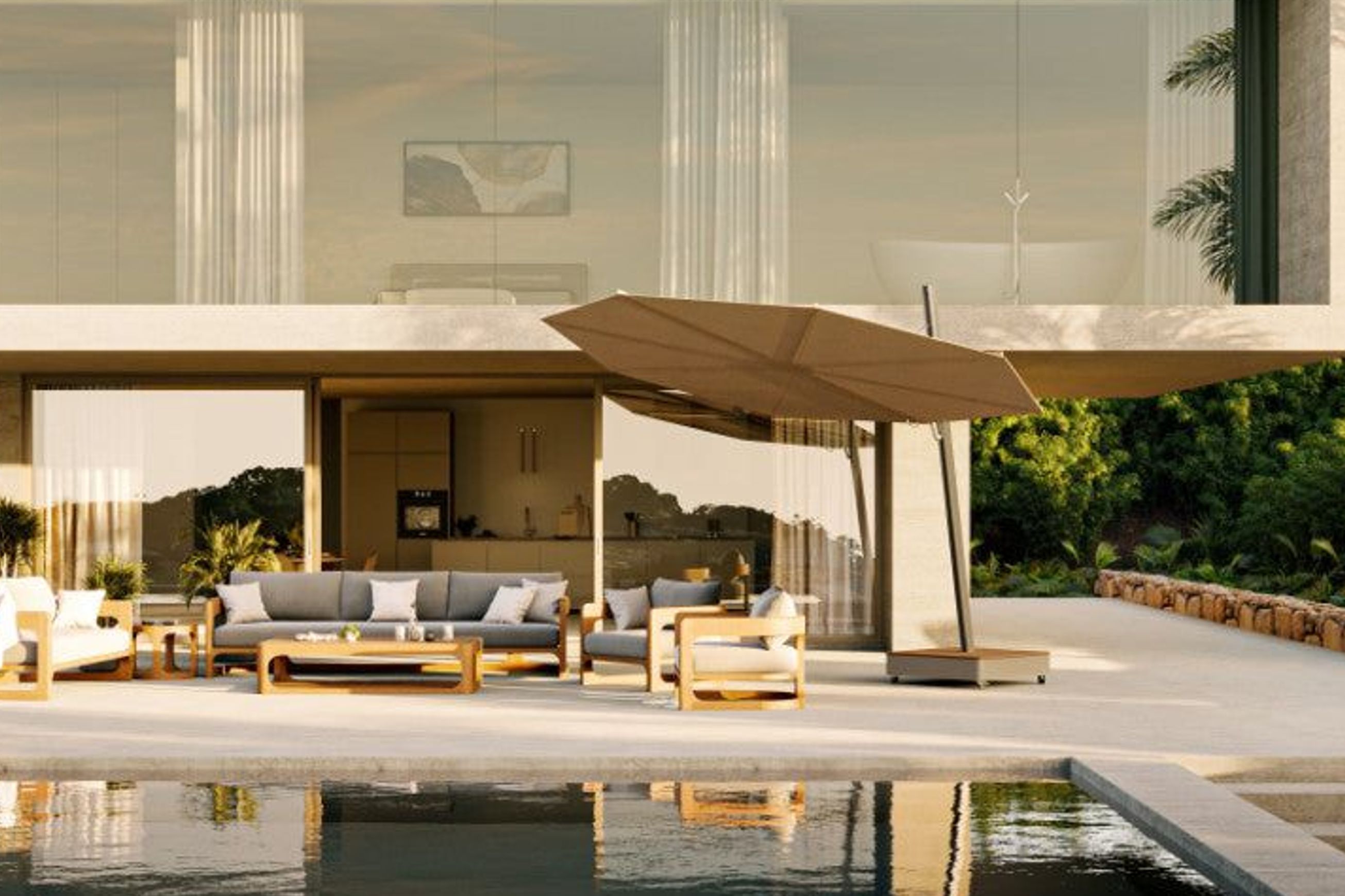 Umbrosa Versa Ux Cantilever Umbrella