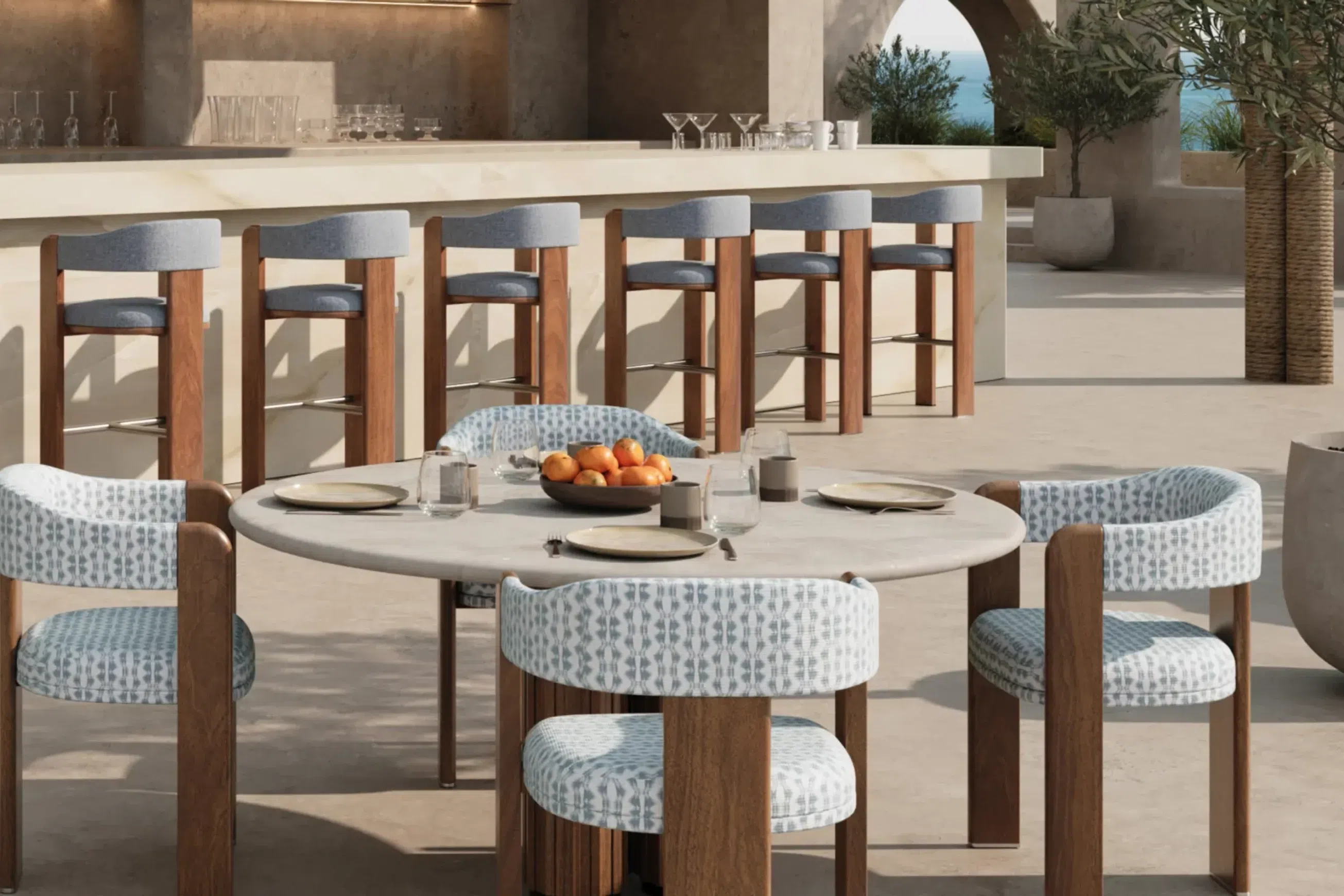 Zante Round Dining Table