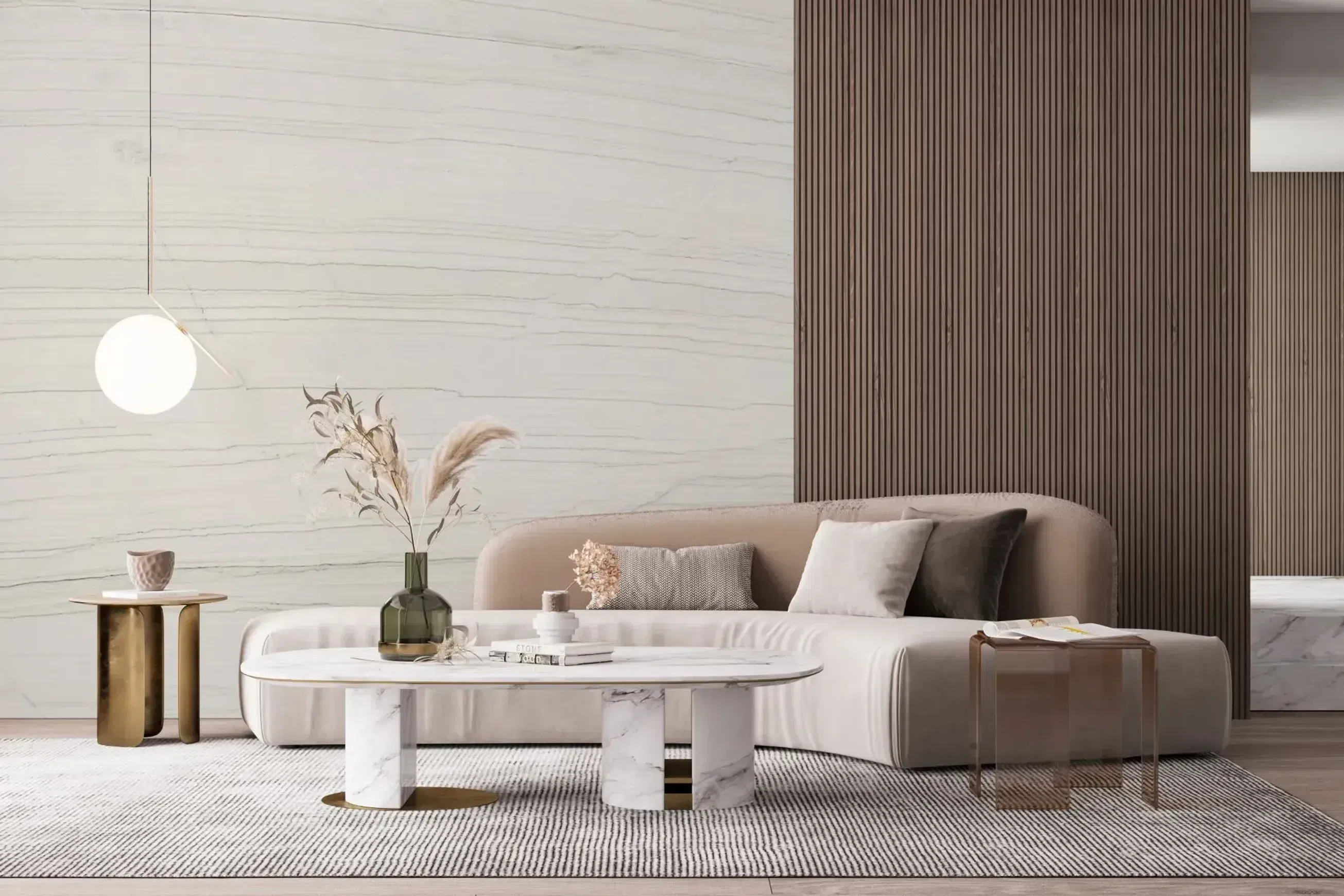 White Lux Quartzite Benchtop