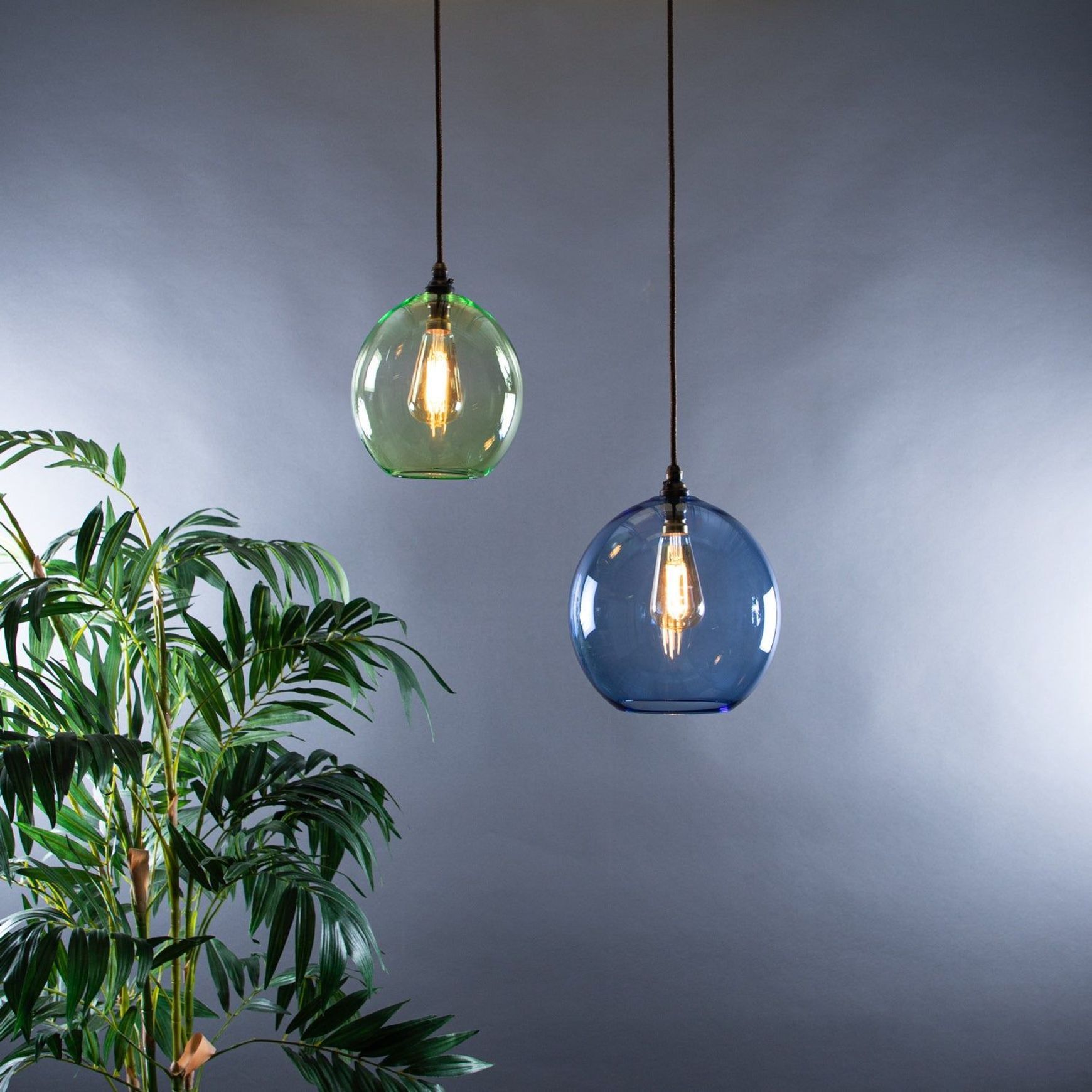 Wanda Coloured Glass Pendant - Medium