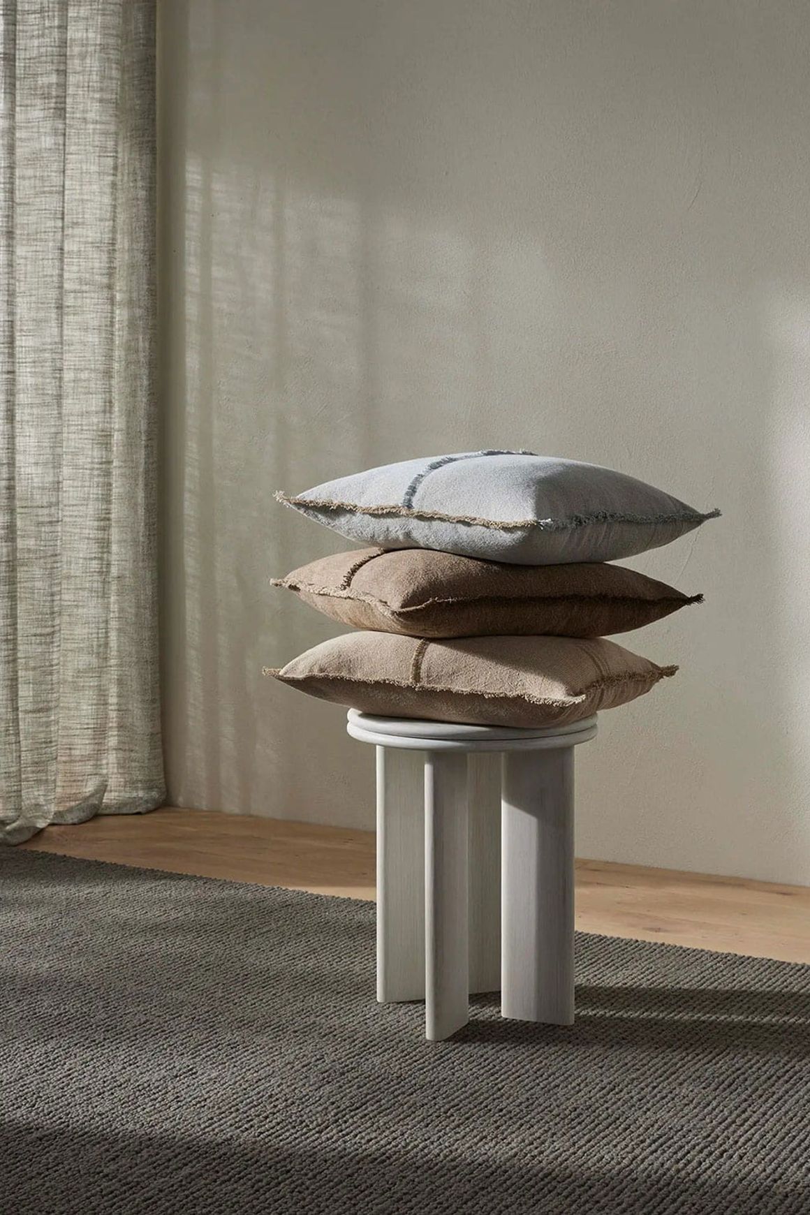 Weave Home Adela Cushion - Cashmere  | Linen Blend