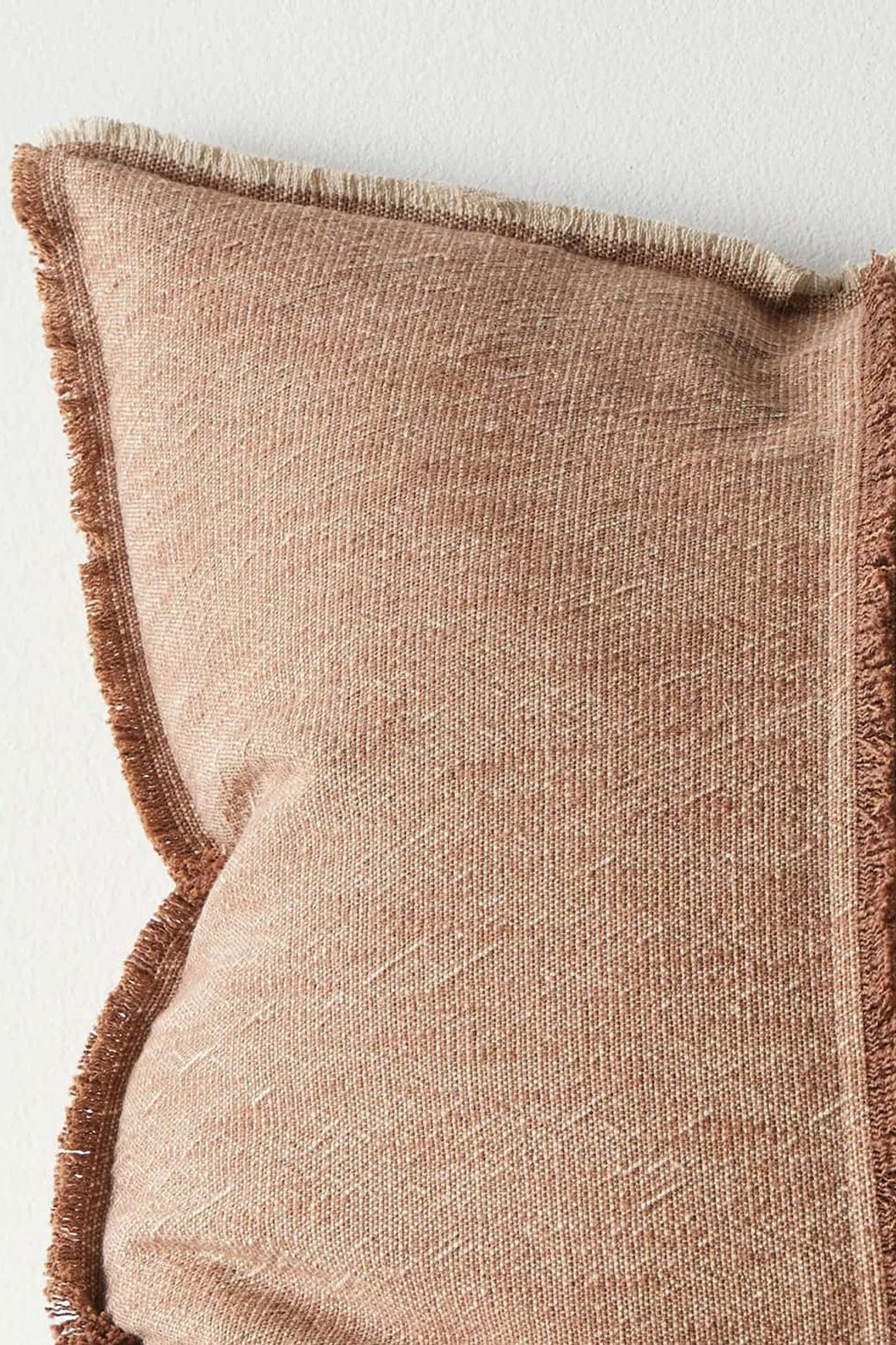 Weave Home Adela Cushion - Rust | Linen Blend
