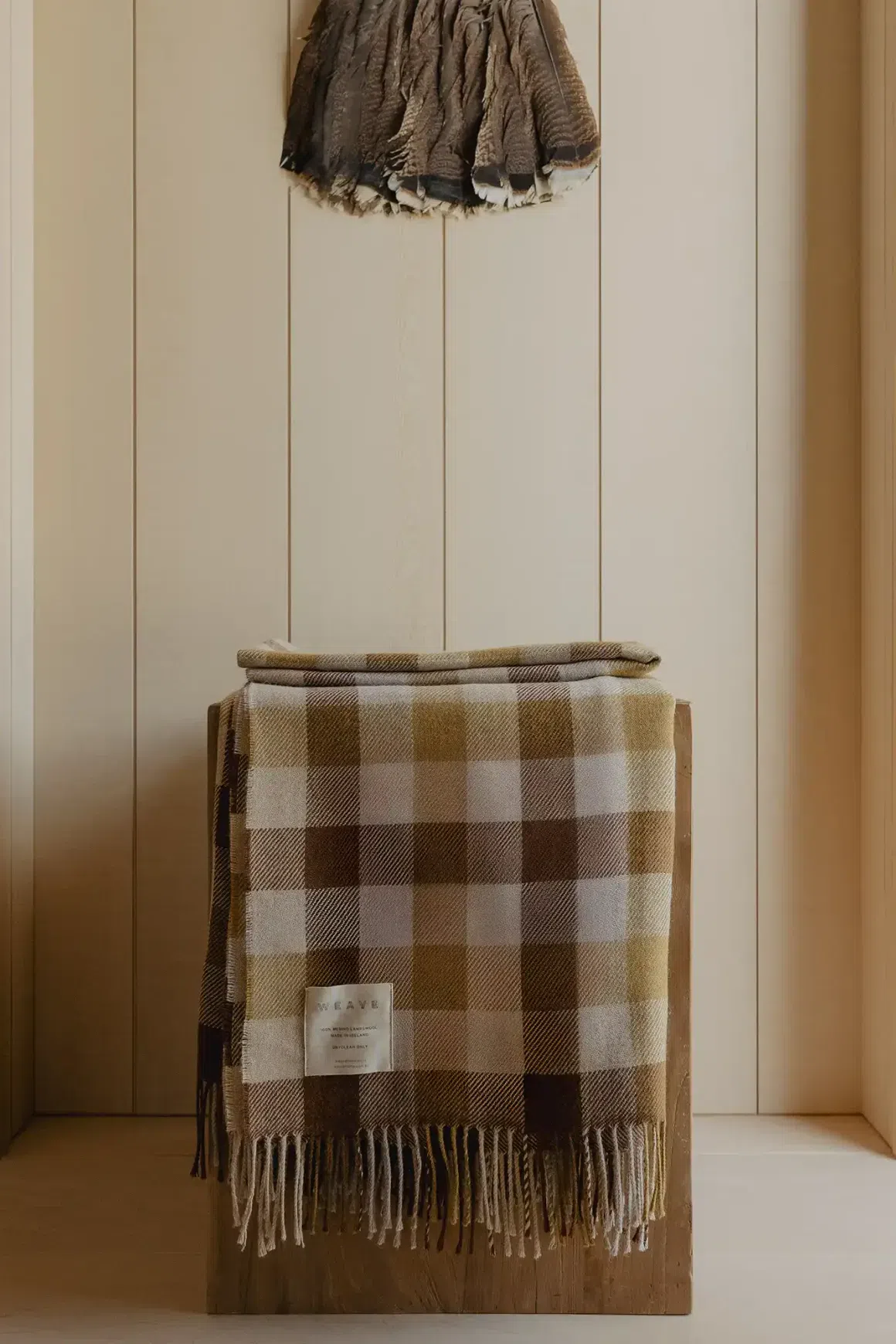 Weave Caldwell Wool Throw Blanket - Autumn