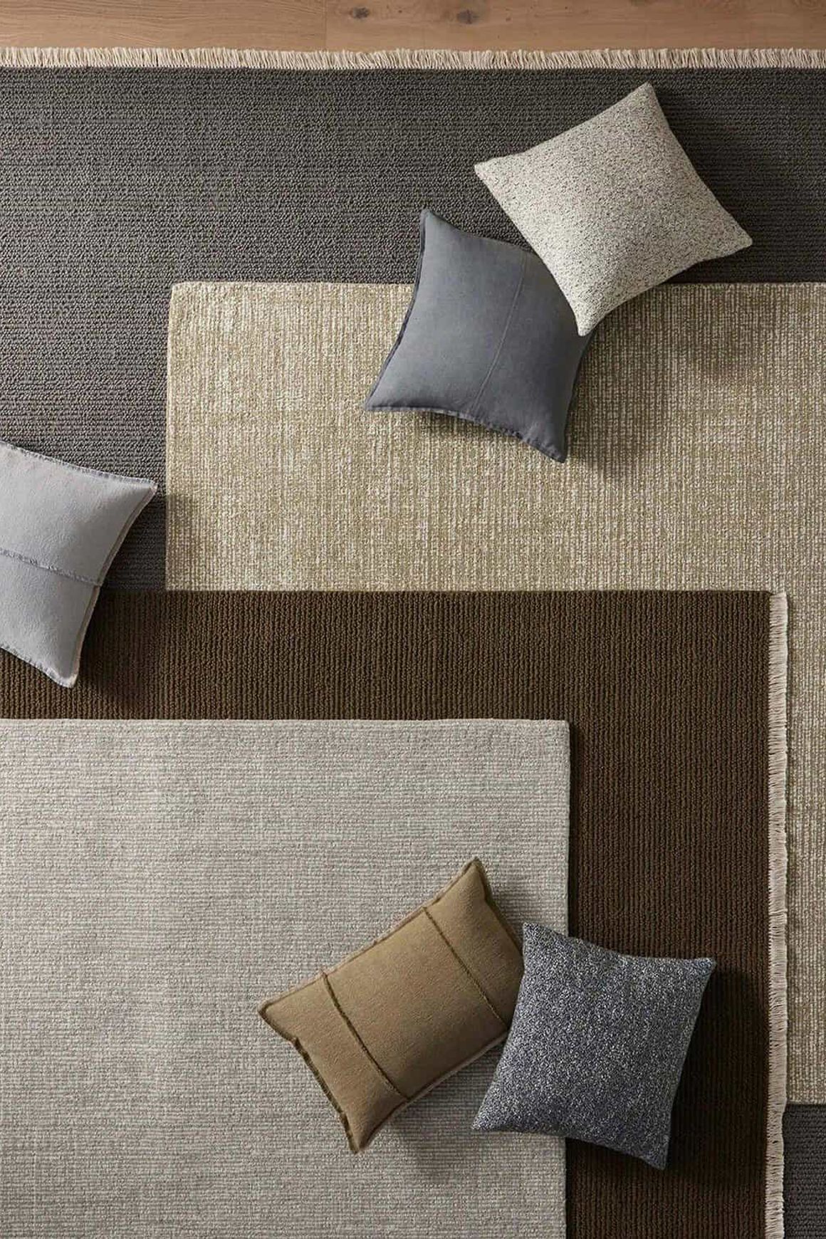 Weave European Linen Como Cushion - Steel | Three Sizes