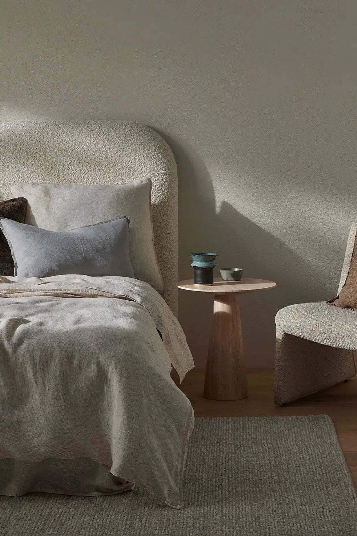 Ravello Linen Quilt Cover - Savanna Pinstripe| Weave Home