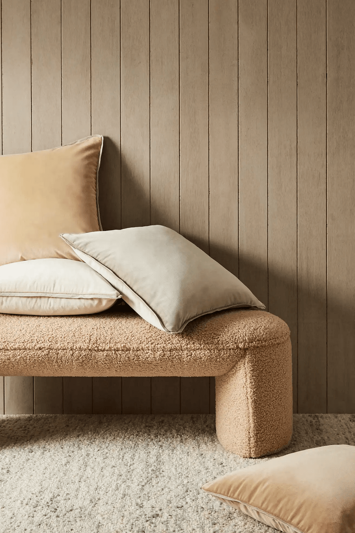 Weave Home Francesca Cushion Cover - Sage | Velvet