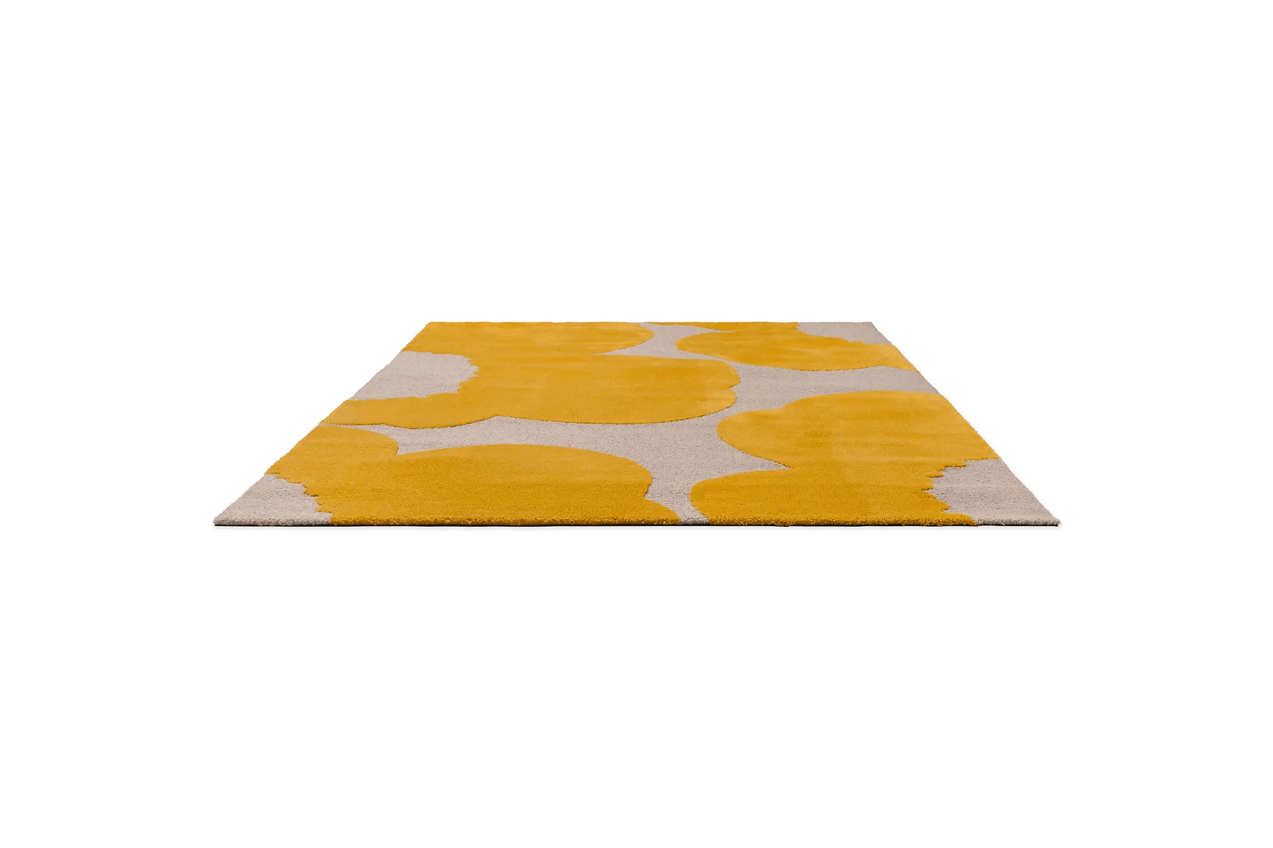 Marimekko Iso Unikko - Yellow | 100% Wool Designer Floor Rug
