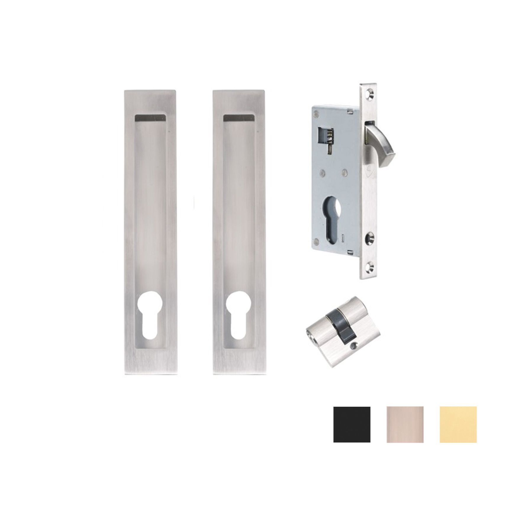 Zanda Verve Narrow Sliding Lock Kit