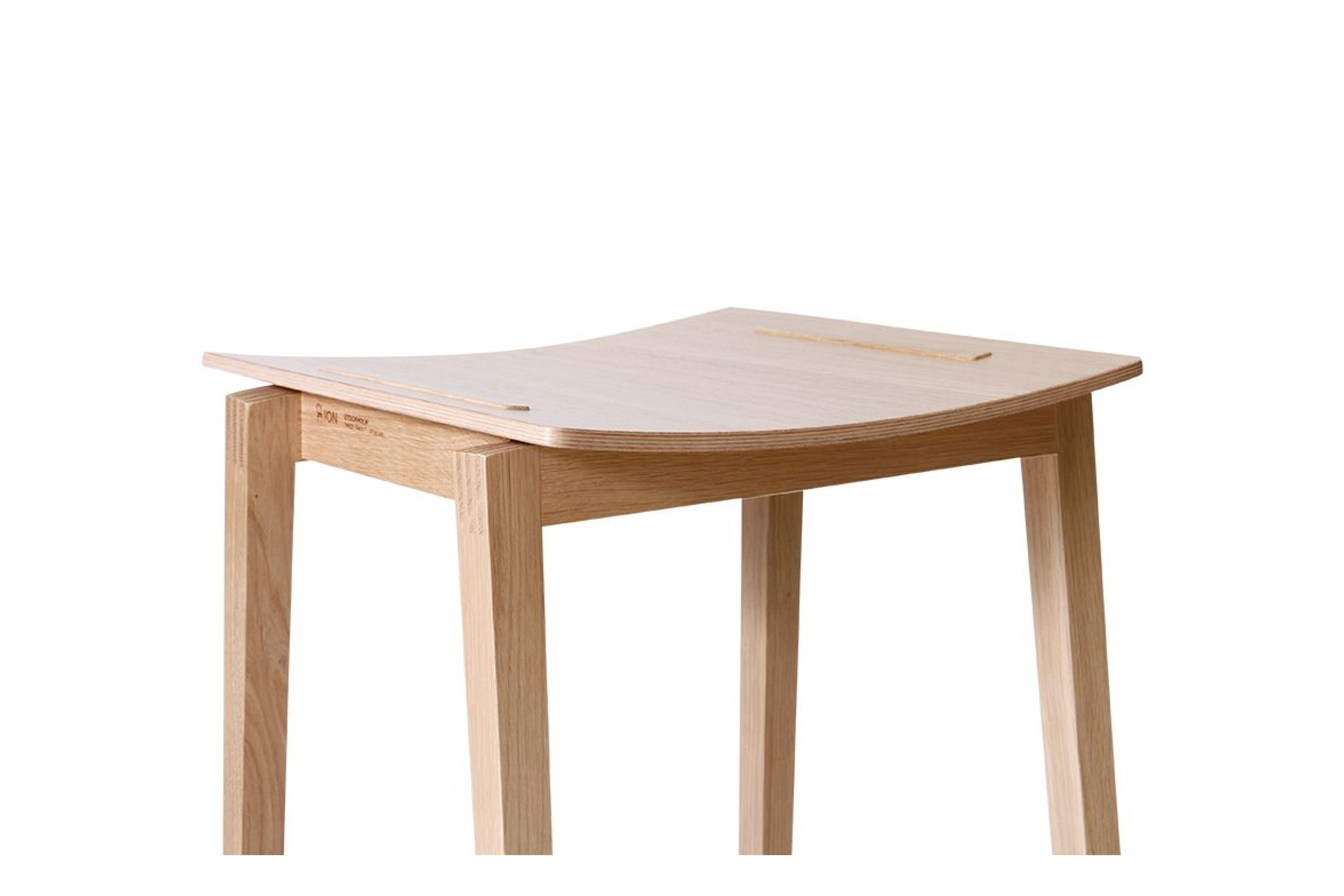 Stockholm Stool - Natural Oak - by TON