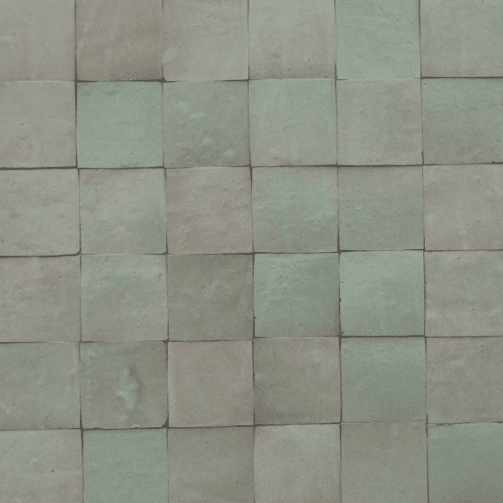 Moroccan Zelige Sage Terracotta
