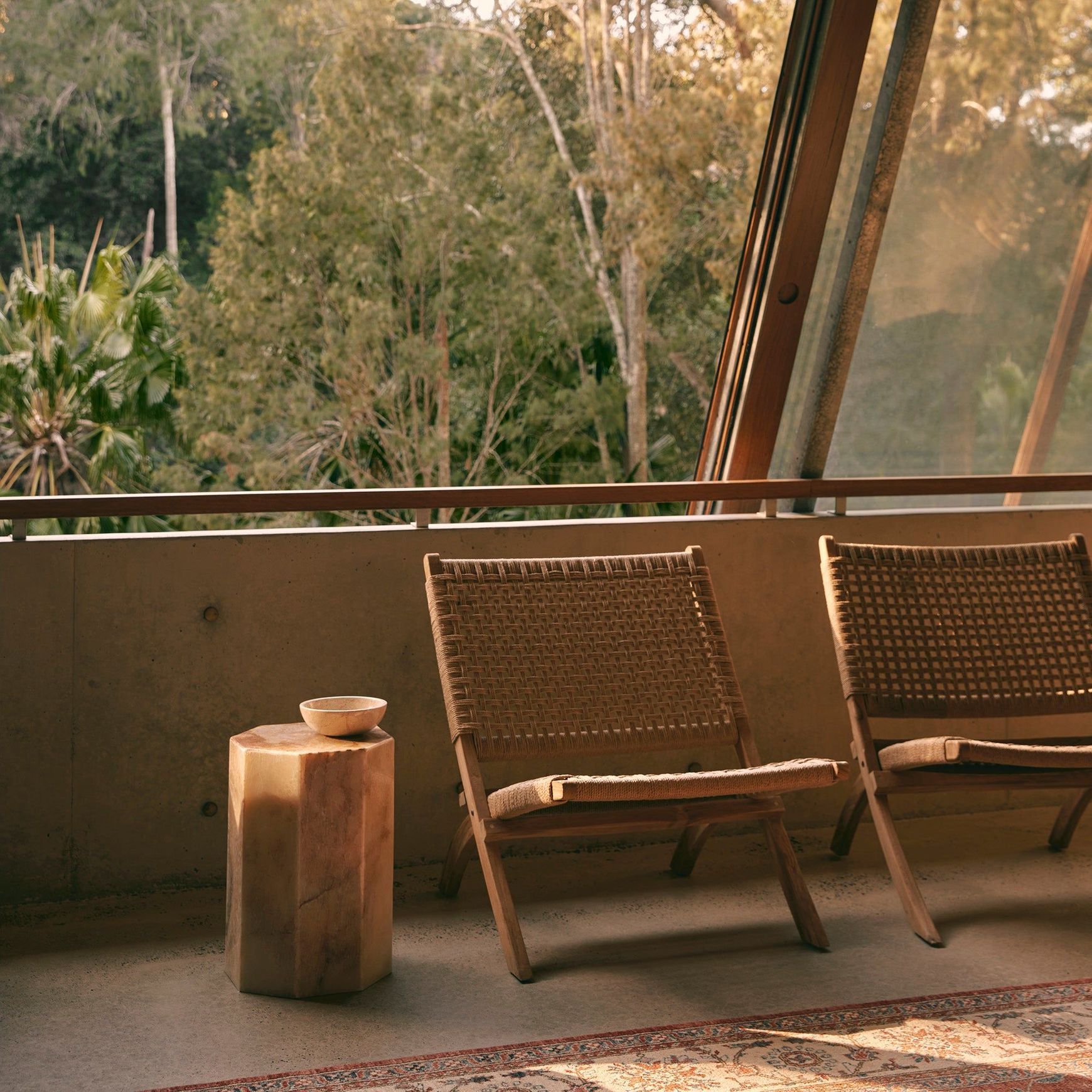 Bennu Woven Jute Armchair