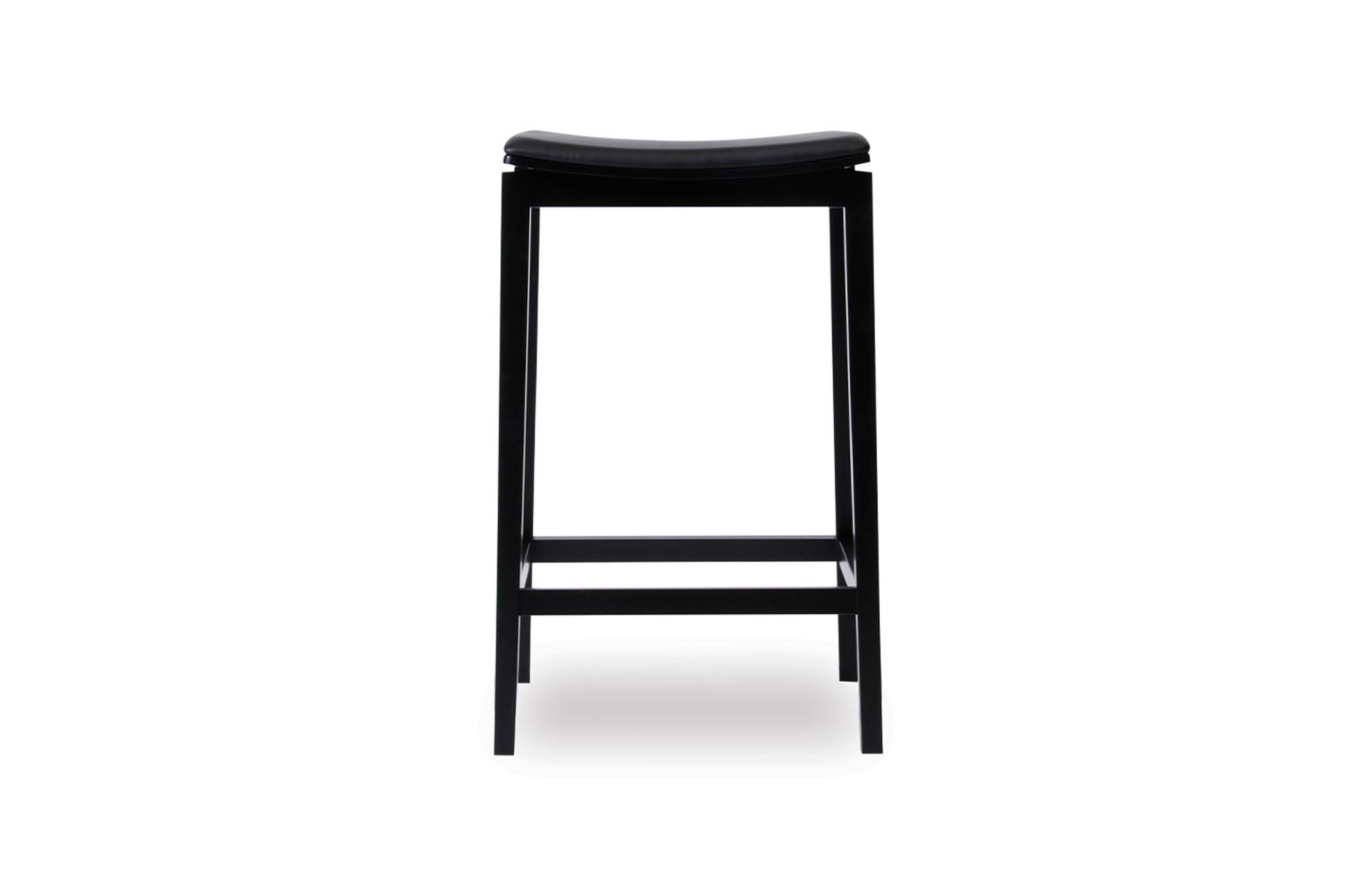 Stockholm Kitchen Stool - Black Stain by TON