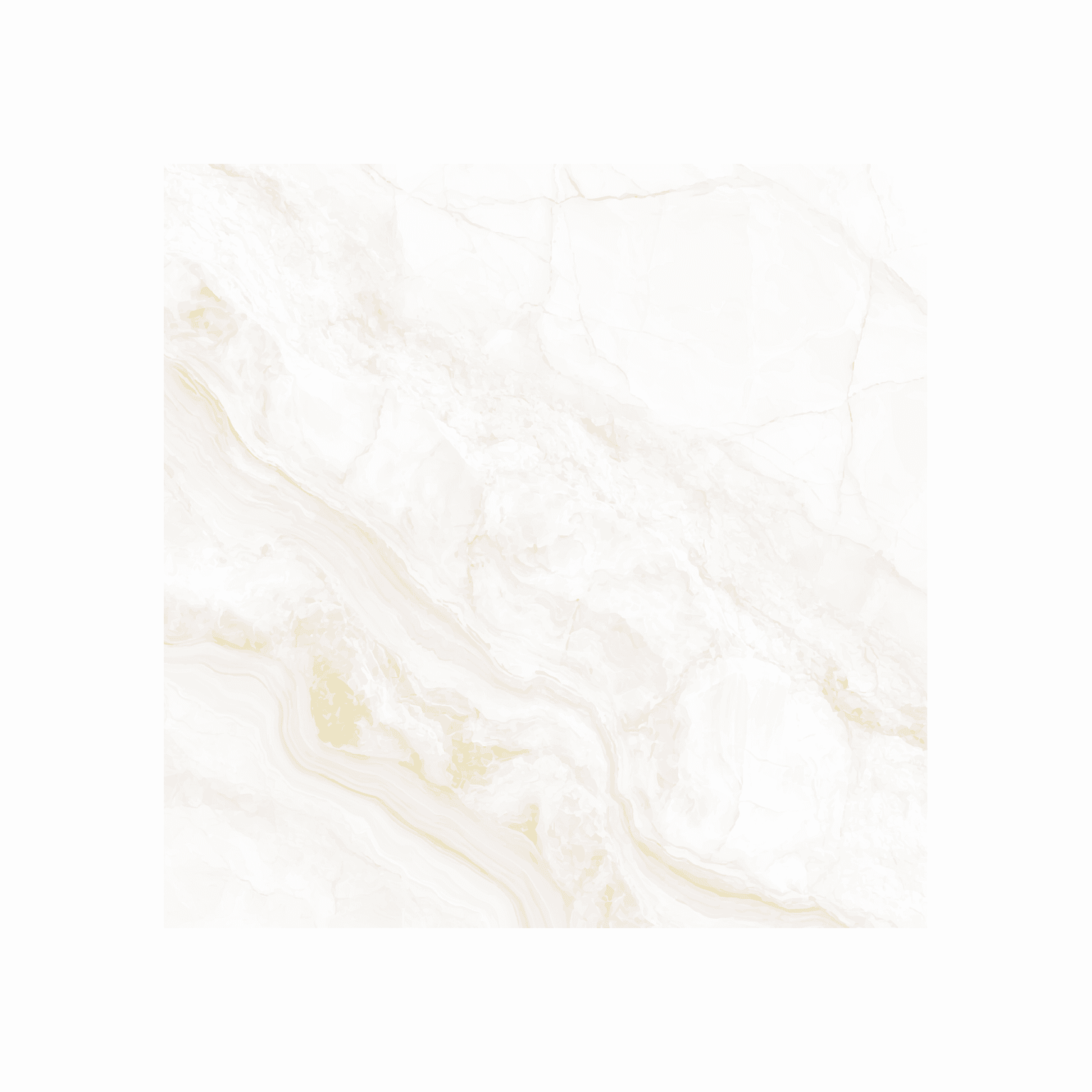 Block Coffee Table - White Onyx