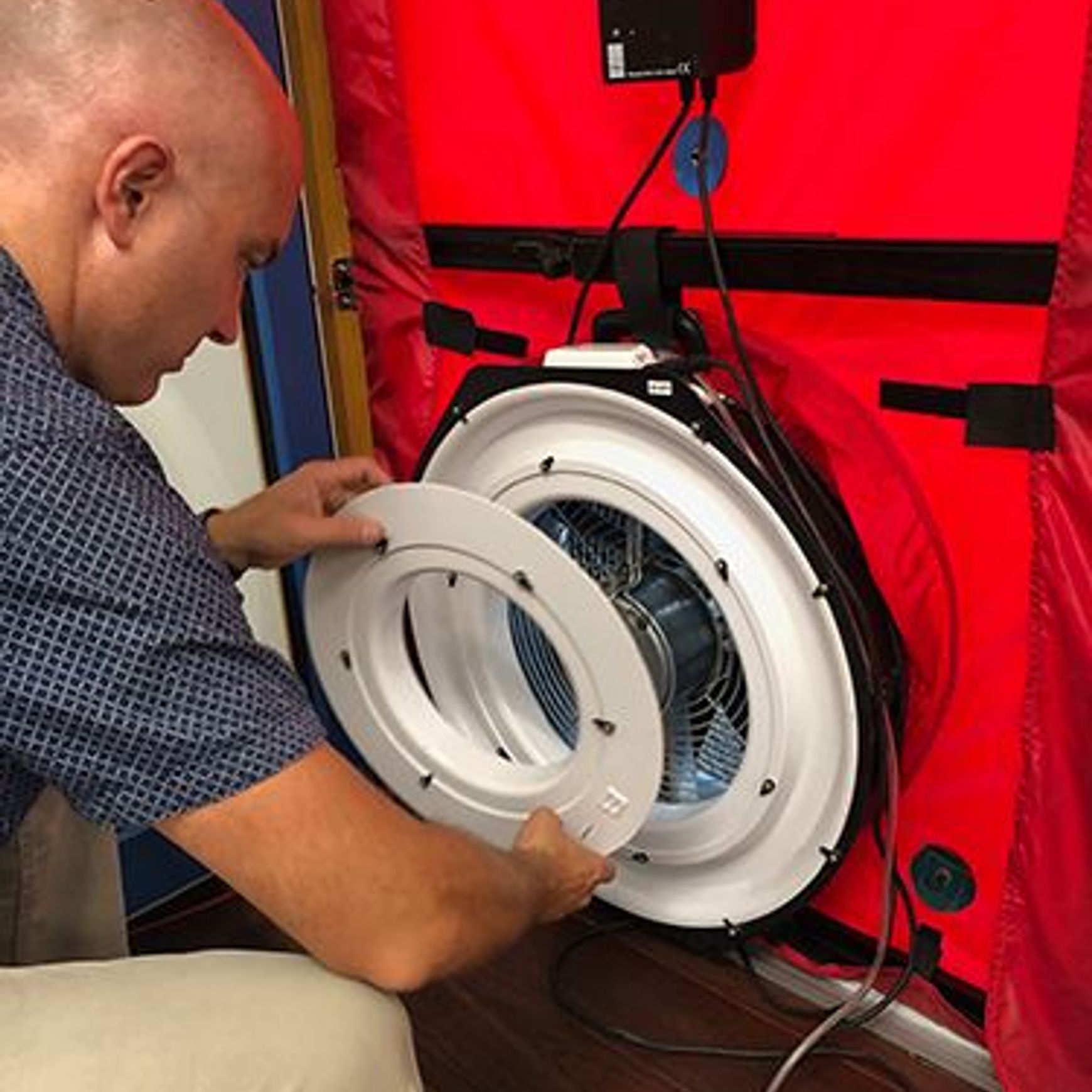Blower Door - Building Performance measurement device