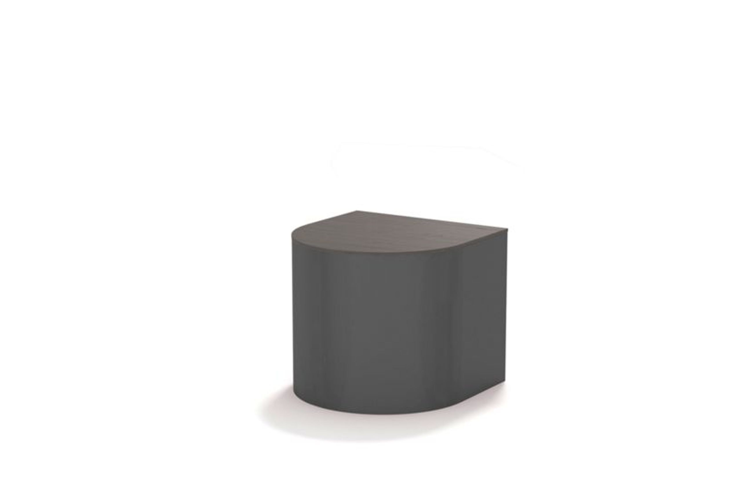 Flexus Bedside Table - Black Lacquered Structure