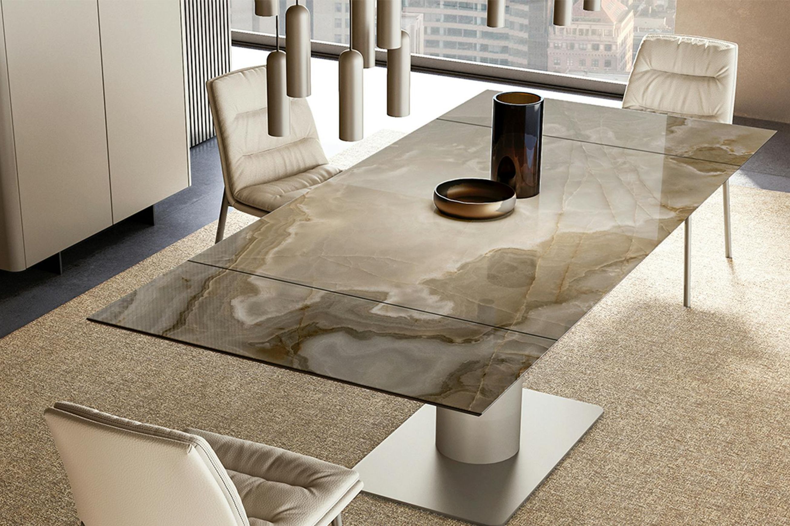Cilindro Extendable Dining Table