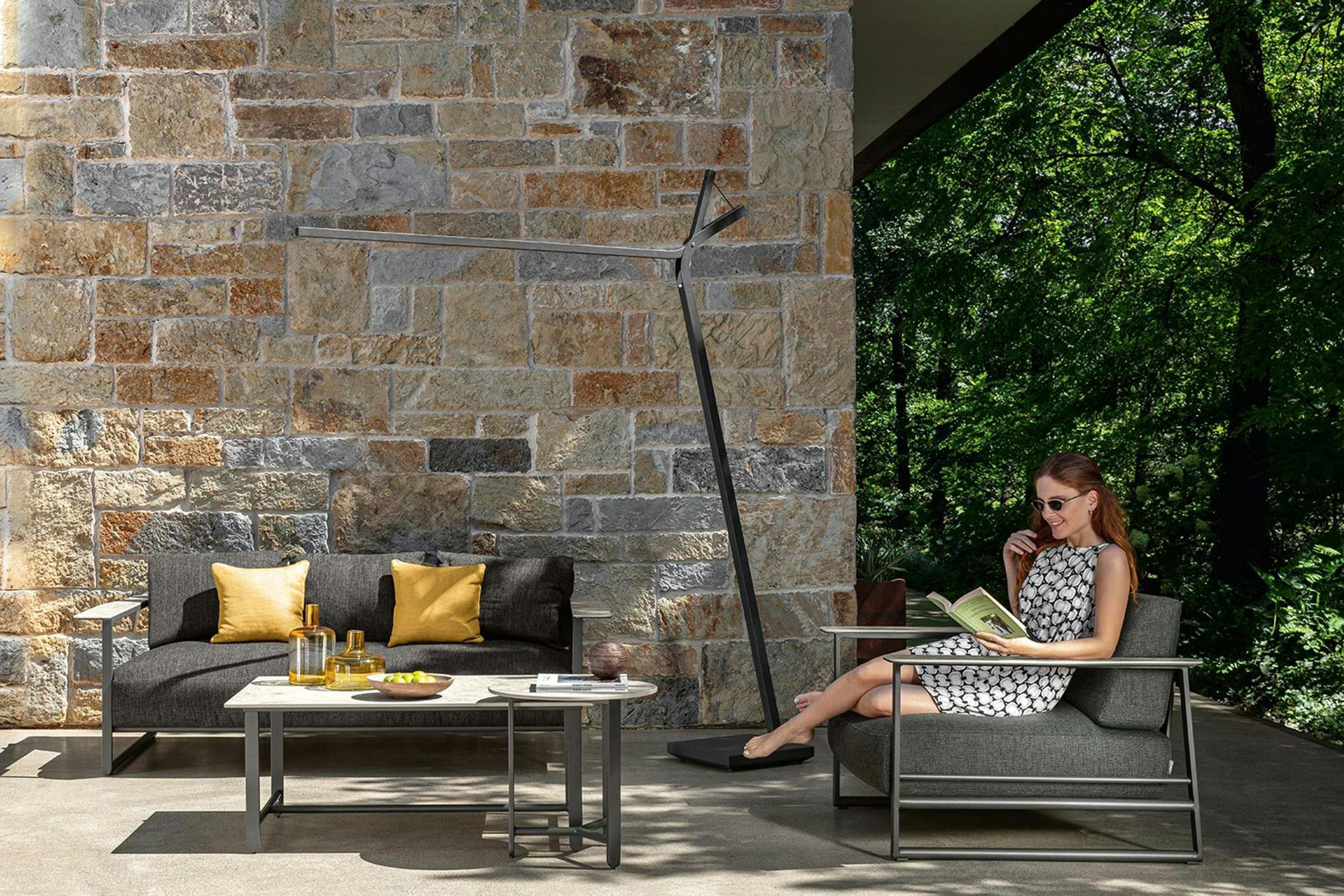 Cleo Arc Outdoor Lamp