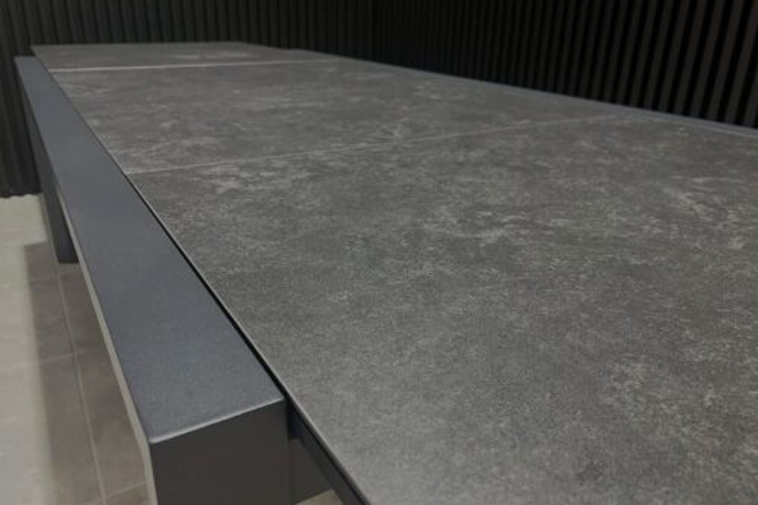 Cove Extension Dining Table 220-340cm - Charcoal