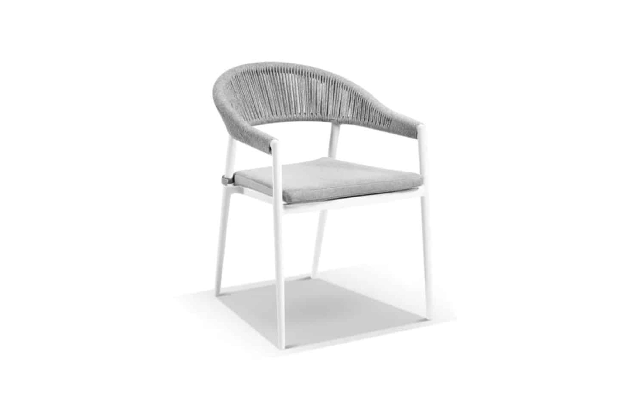 Cove Table 220cm with Cove Chairs 7pc Dining Set - White
