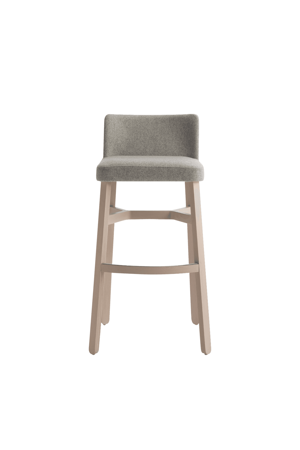 Croissant Stool with Backrest