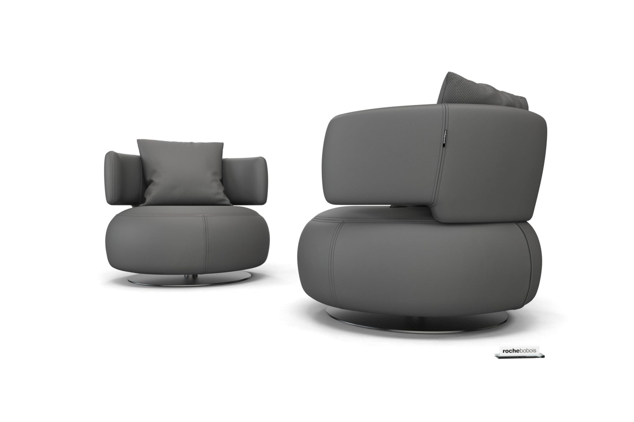 Curl Tendresse Leather Armchair