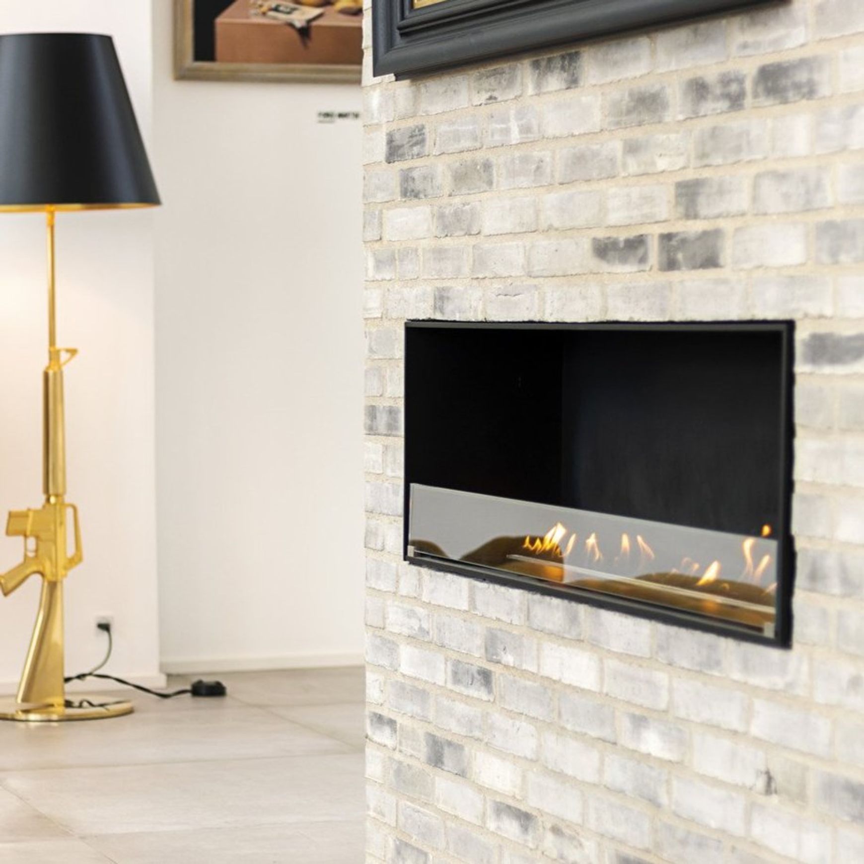 Decoflame Montreal BEV Net Zero Front Facing Fireplace