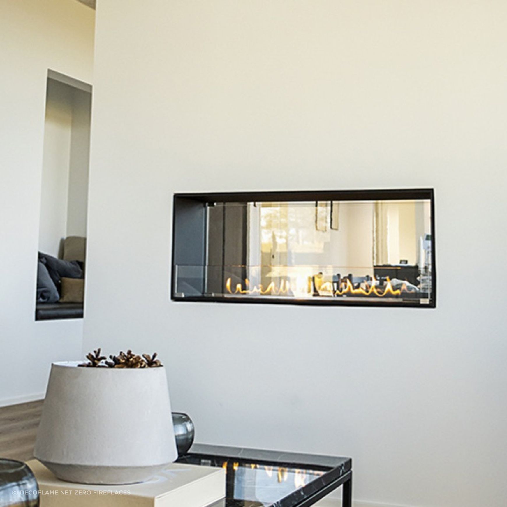 Decoflame Net Zero Fireplace Inserts Automatic Refill