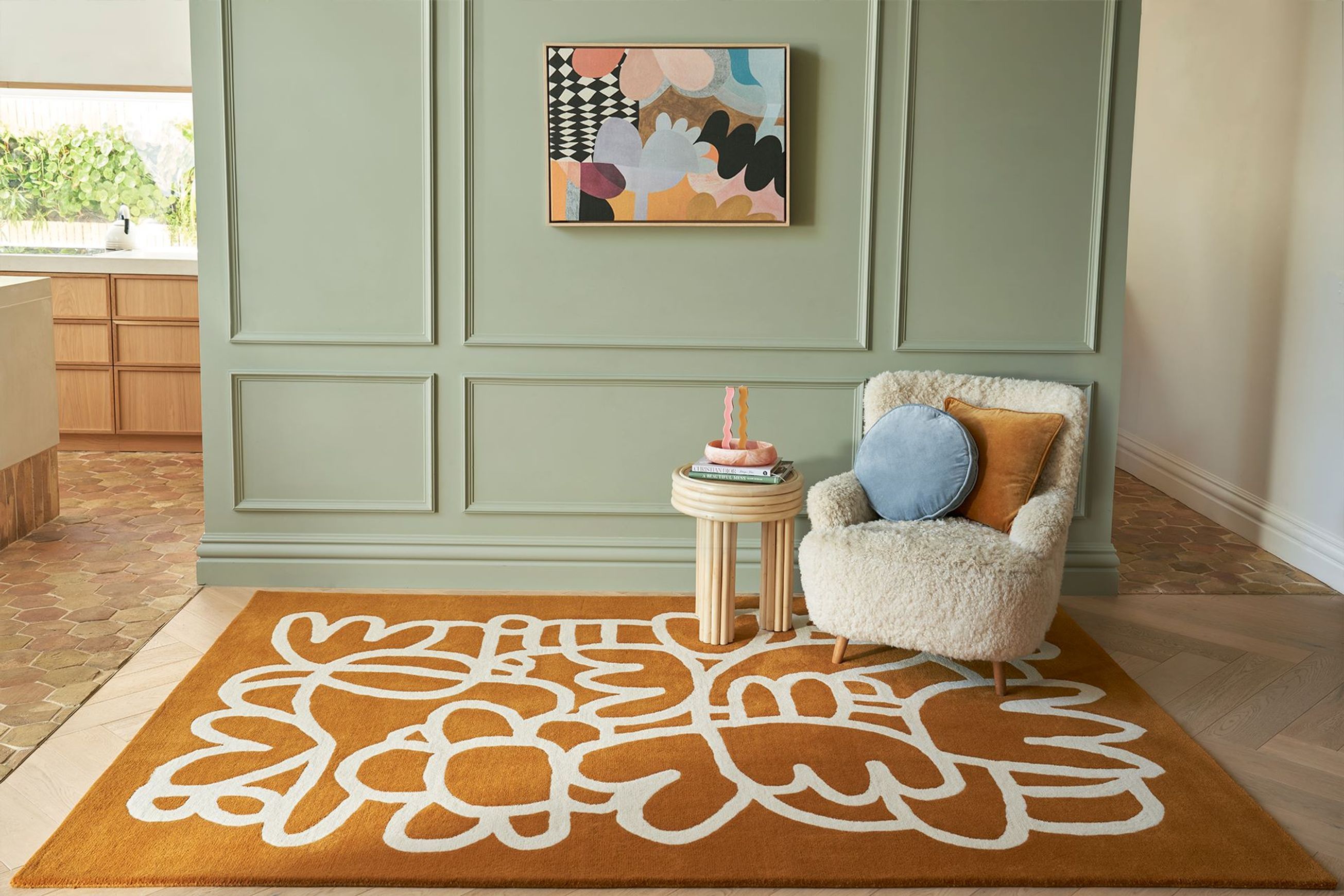Squiggle l Hand Tufted Rugs