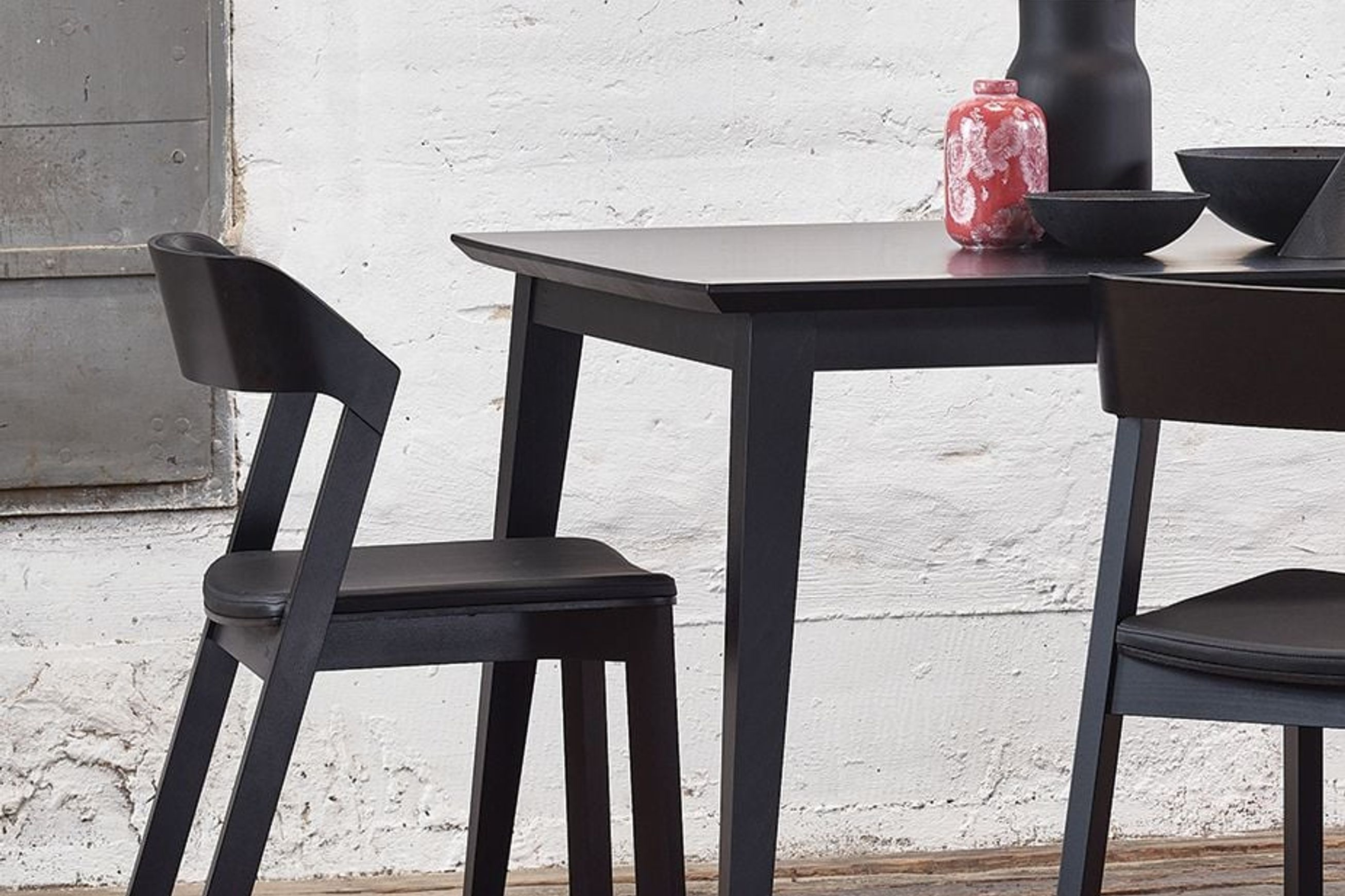 Merano Dining Chair - Black Stained - by TON