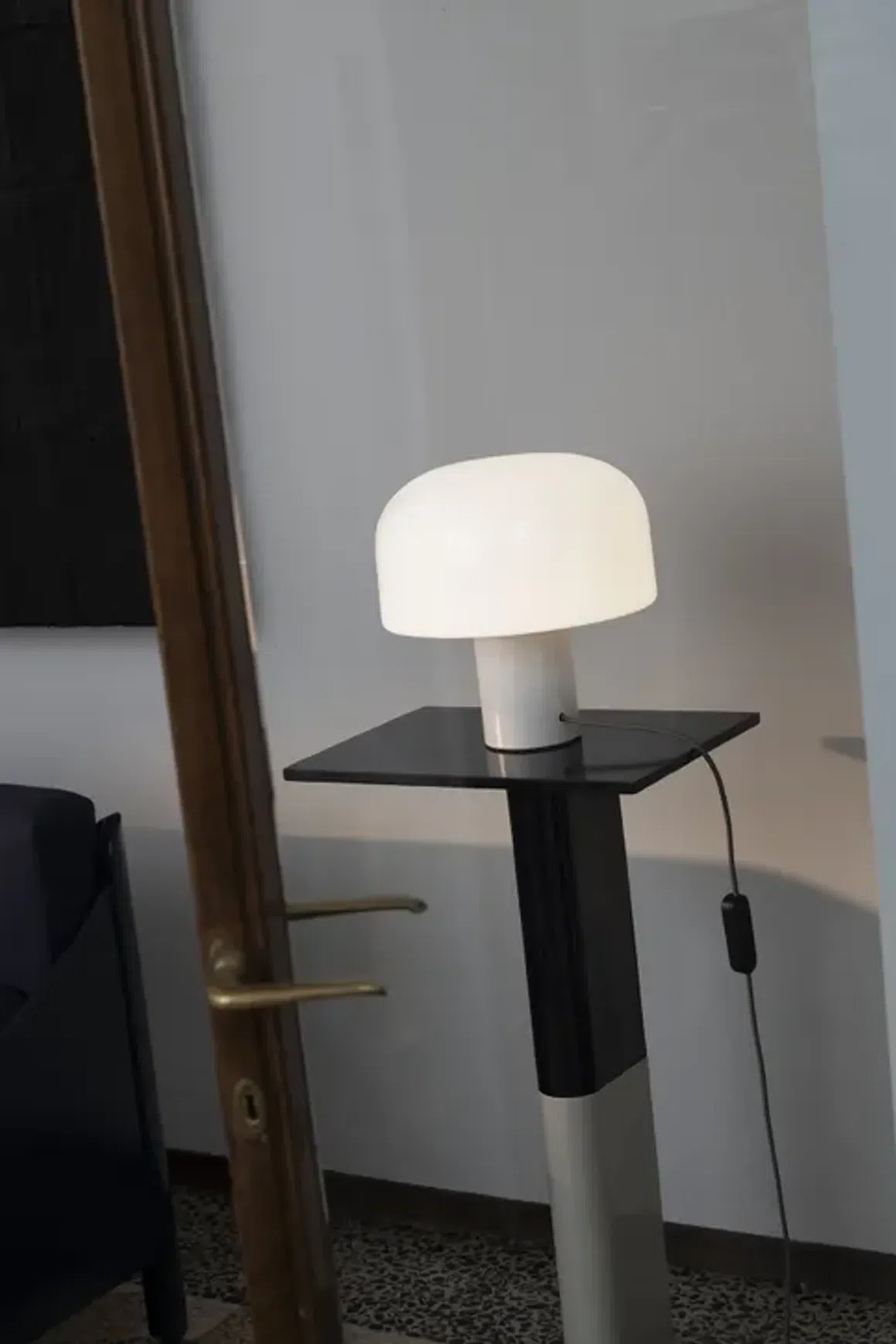 Bellhop Glass T Table Lamp by Flos