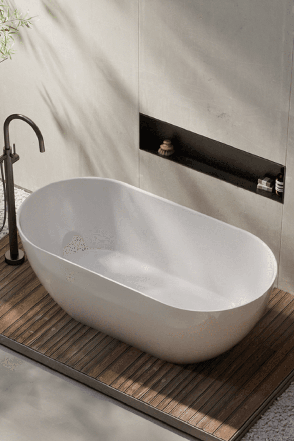 Villastone Halo 1700 Freestanding Bath