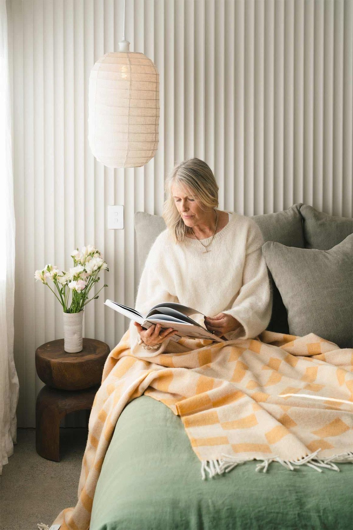 Ruanui Station Lambswool Throw - Gowdys Gold