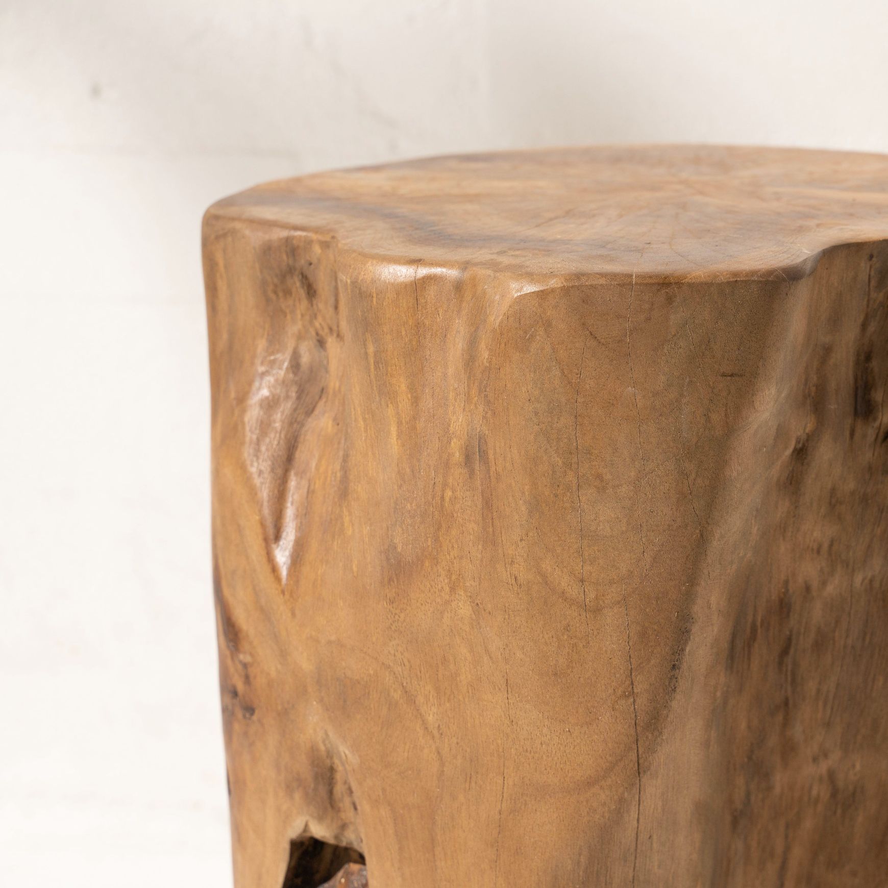 Hadi Natural Tree Stump Stool