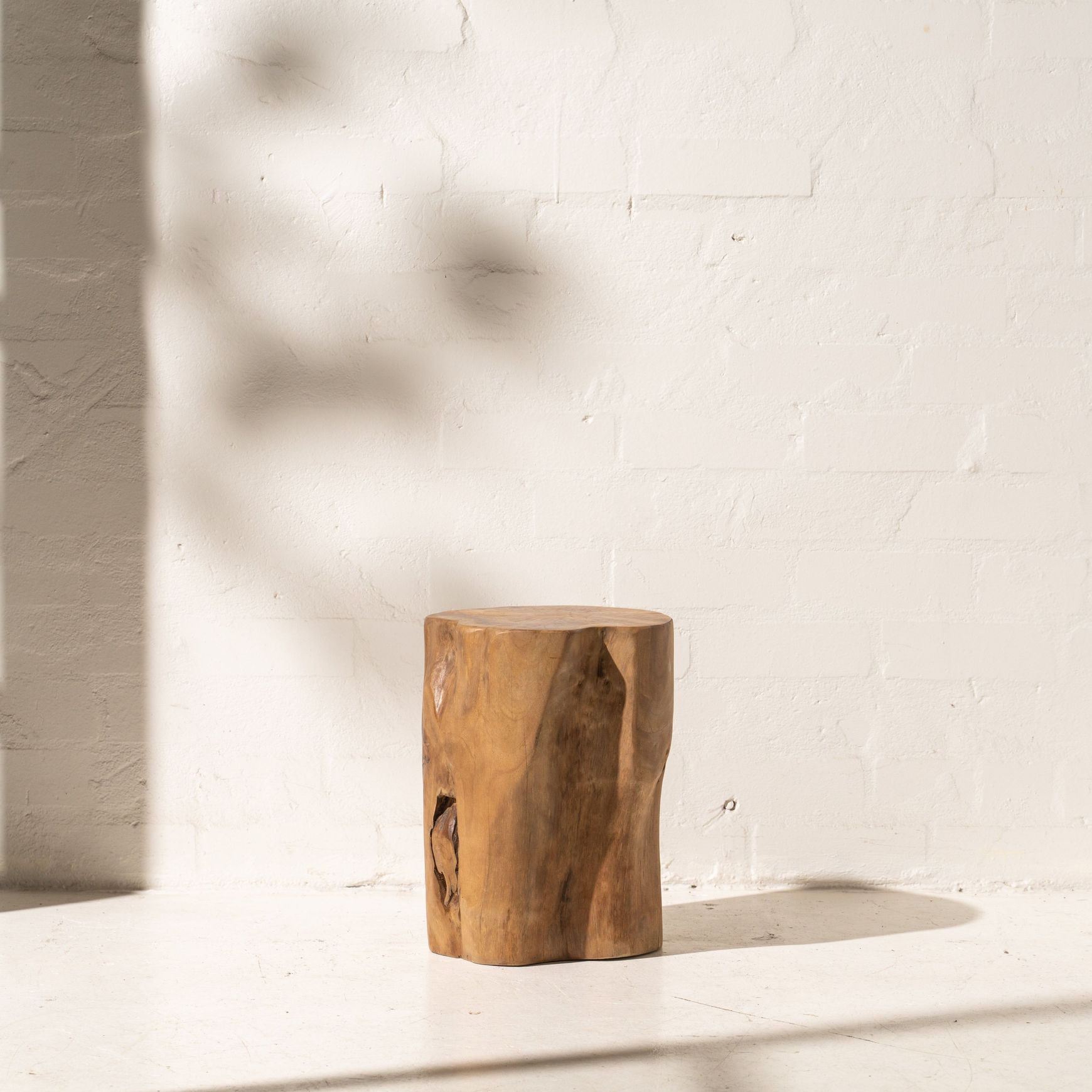 Hadi Natural Tree Stump Stool