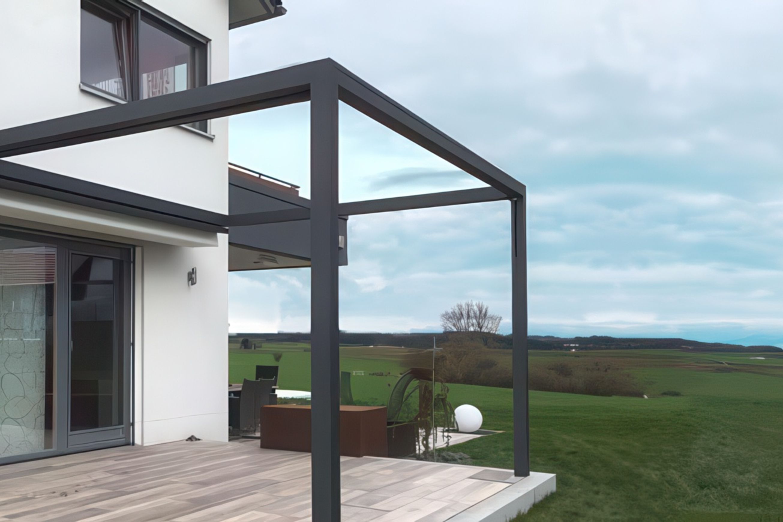 Leiner Sunrain Q Retractable Roof Pergola