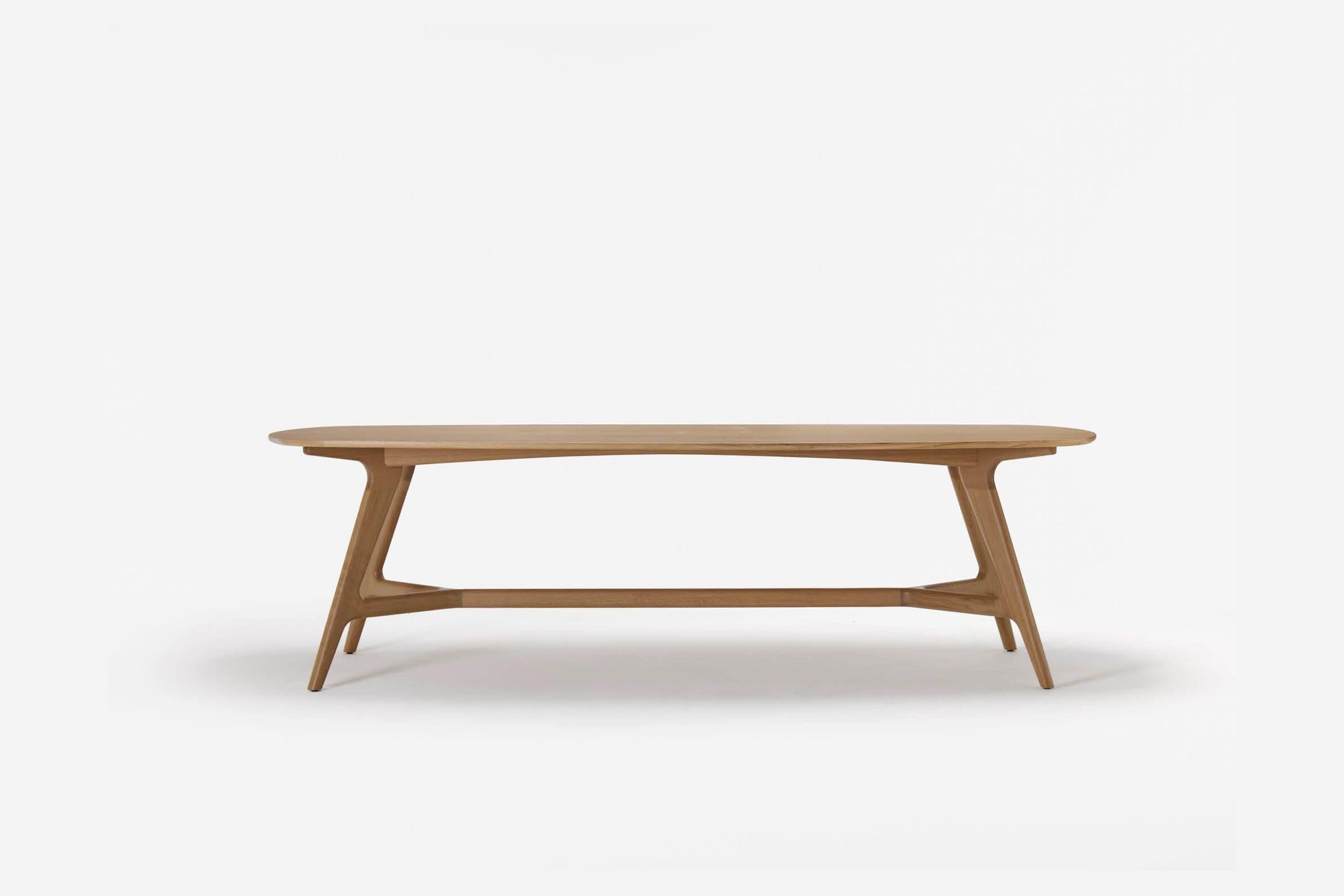Johanna Elliptical Timber Table