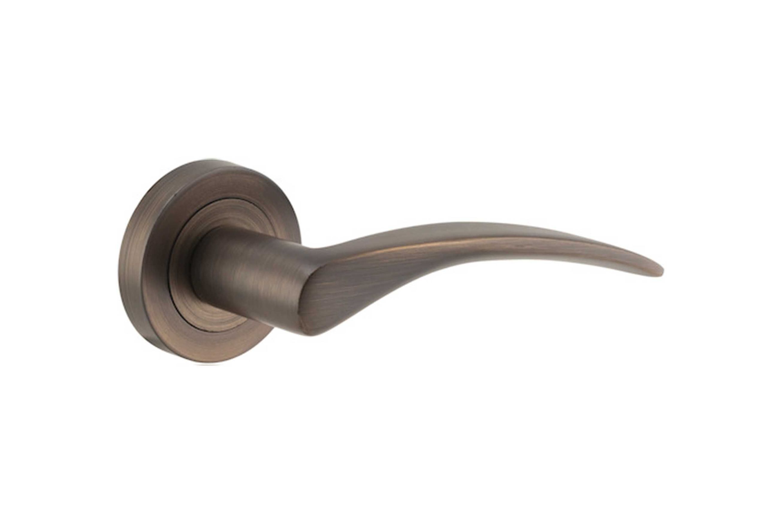 Oxford Door Lever Round Rose