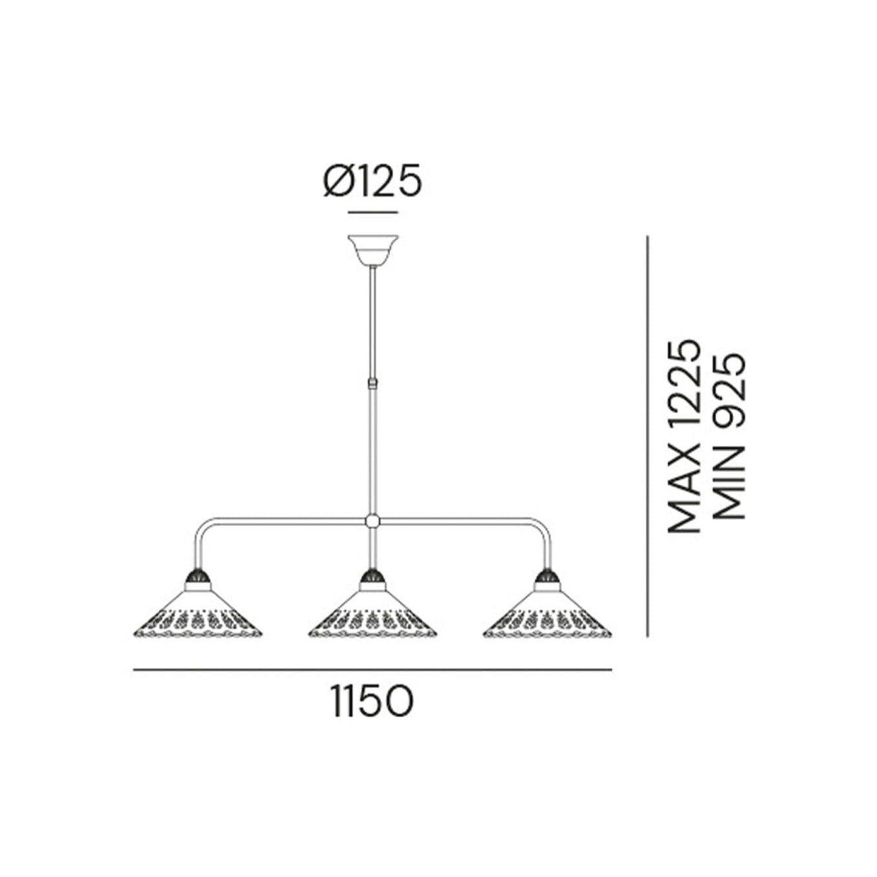 Fiori di Pizzo Suspension Pendant Light