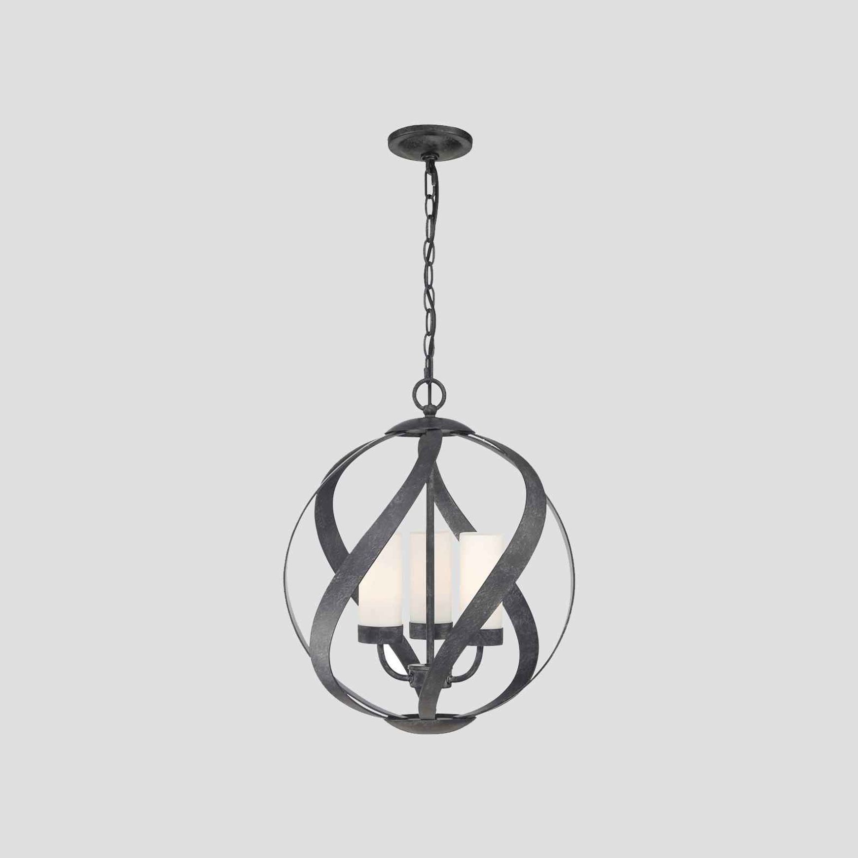 Blacksmith 3lt Outdoor Pendant Light