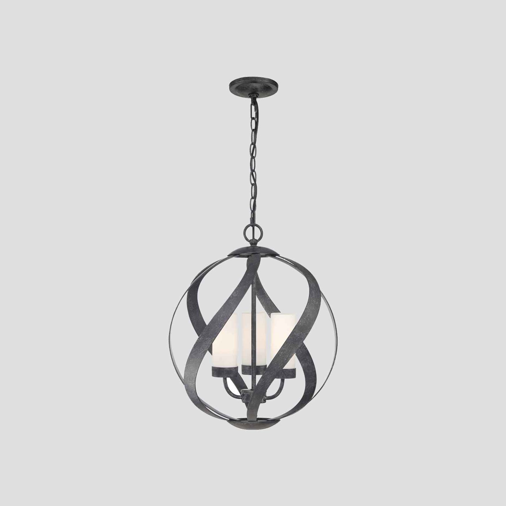 Blacksmith 3lt Outdoor Pendant Light