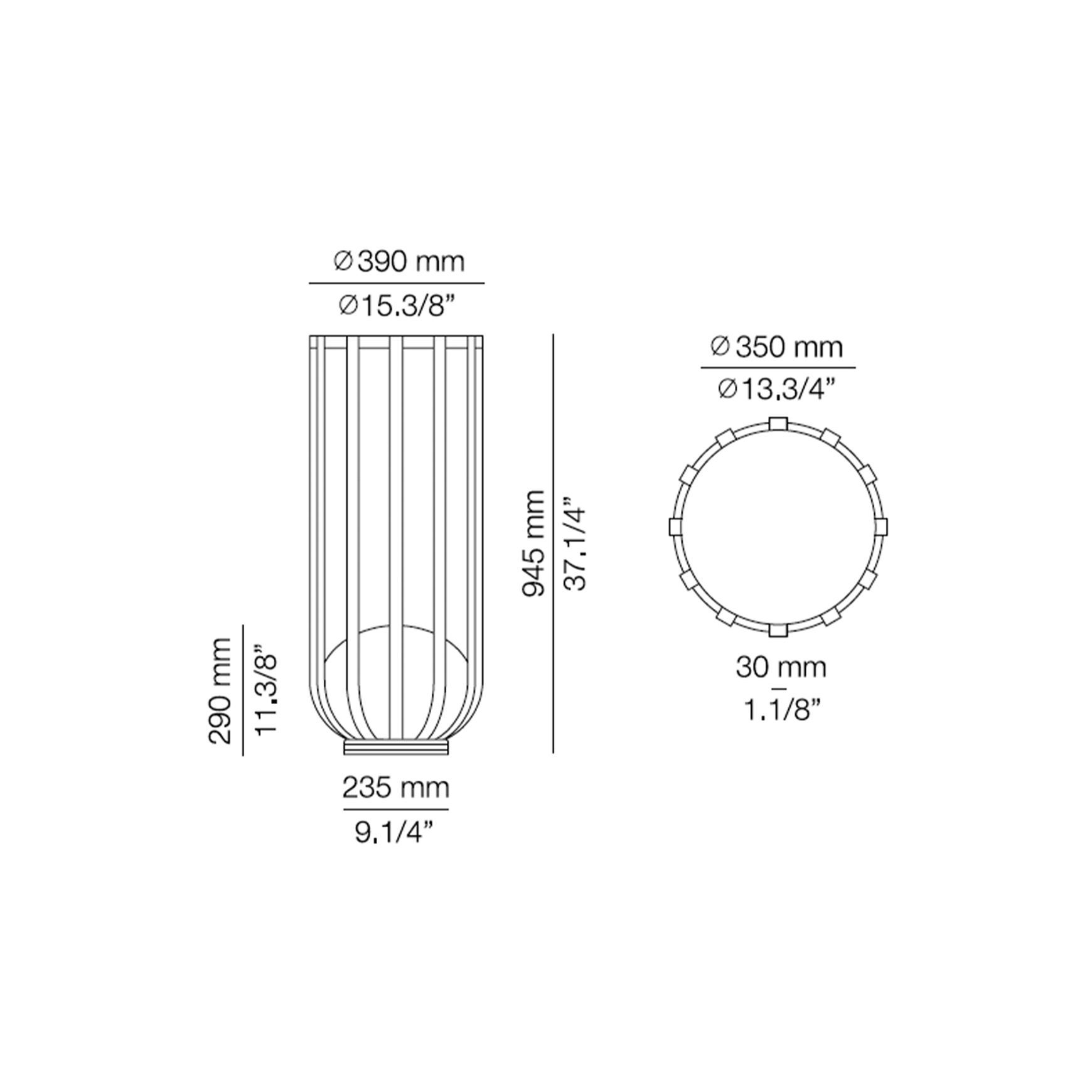 Bols Tall Outdoor Floor Lamp