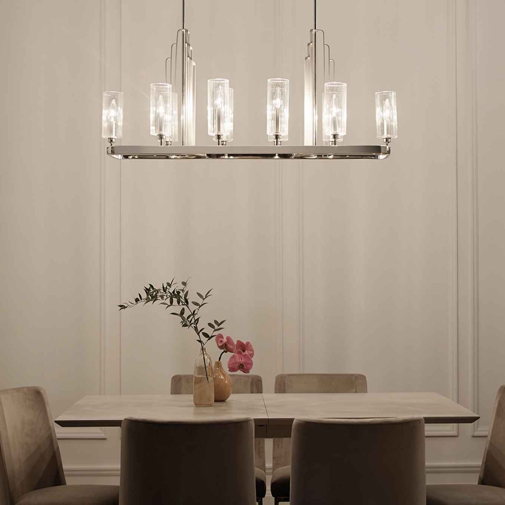 Kimrose 10lt Linear Chandelier