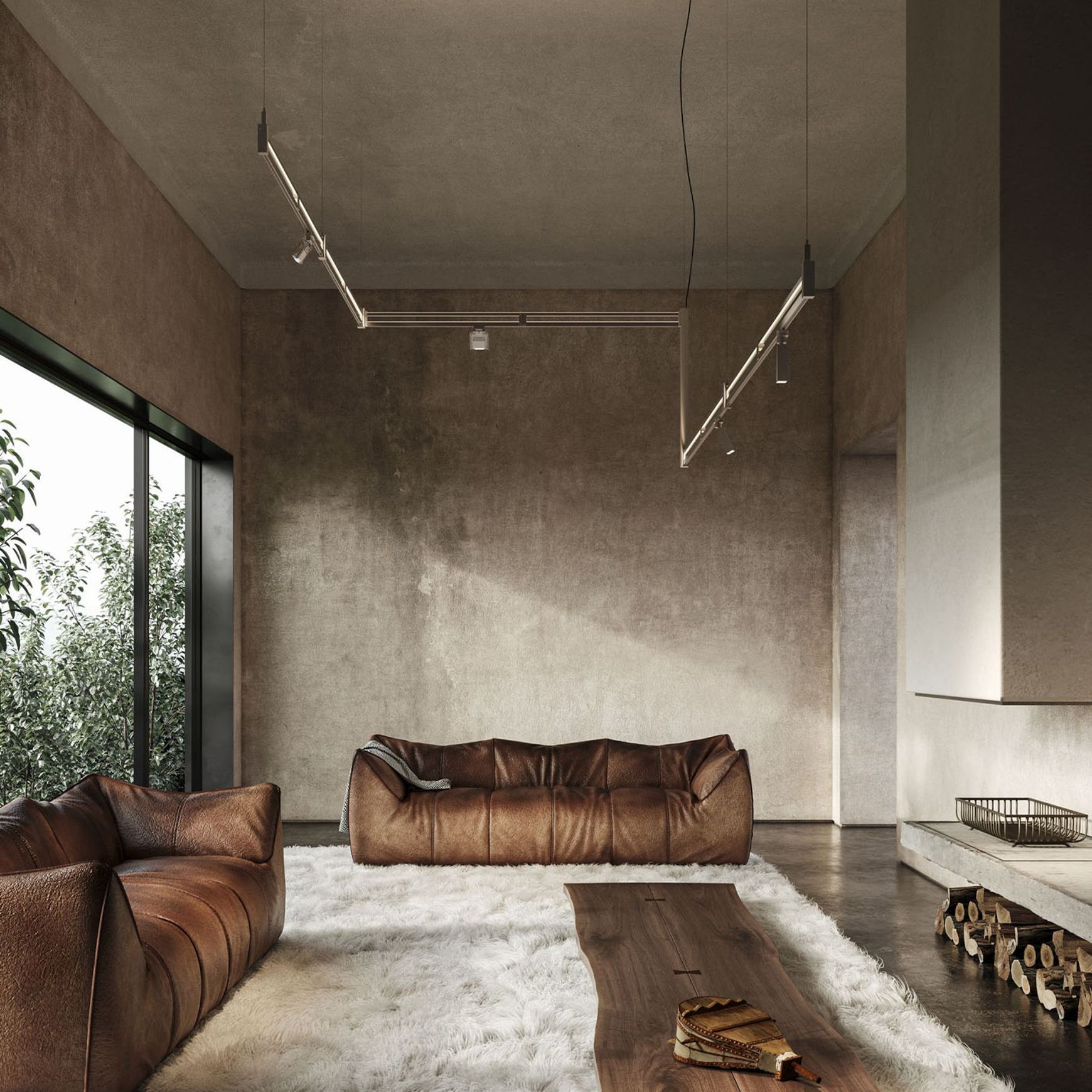 Airtek One Rectangle Pendant Light