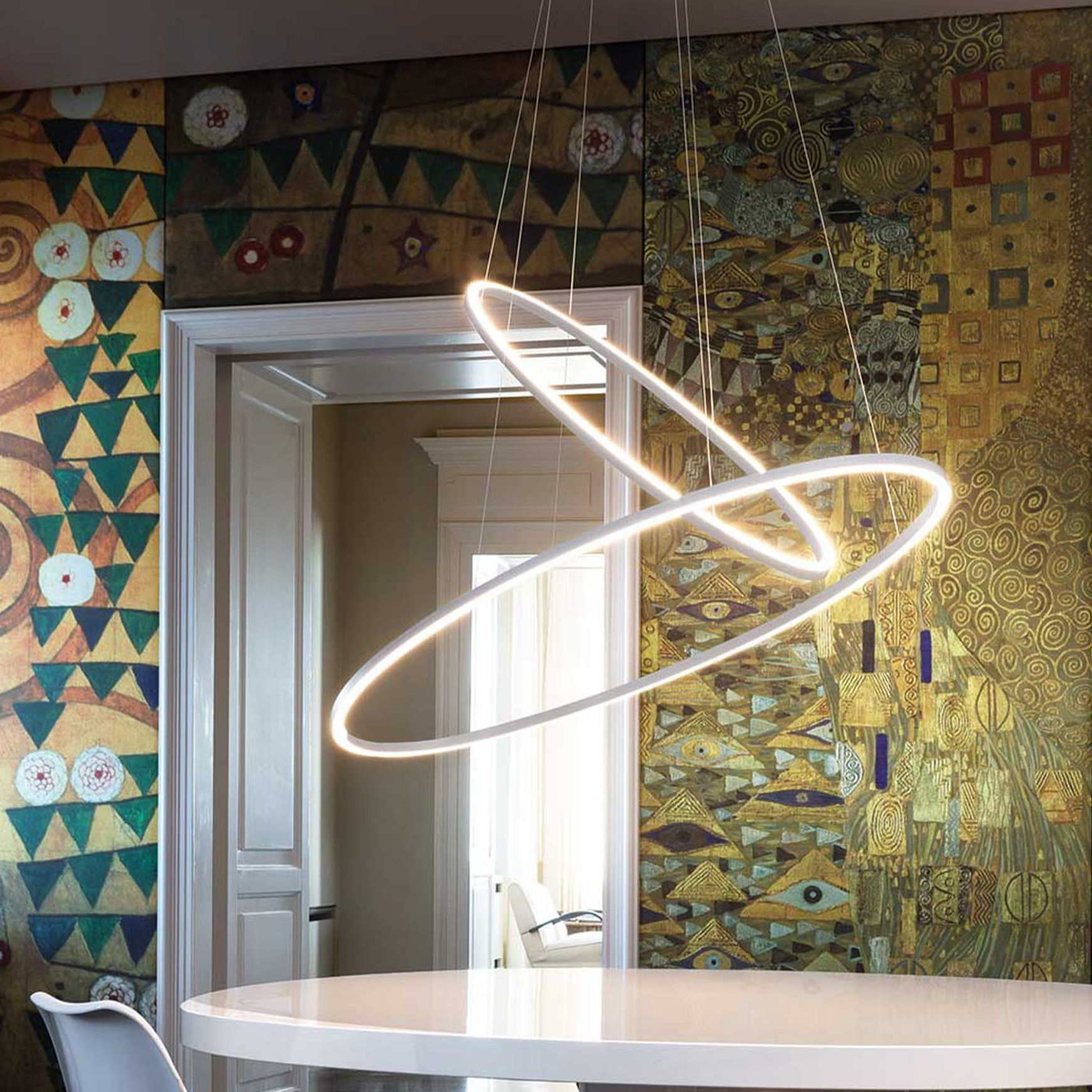 Ellisse Double Pendant Light