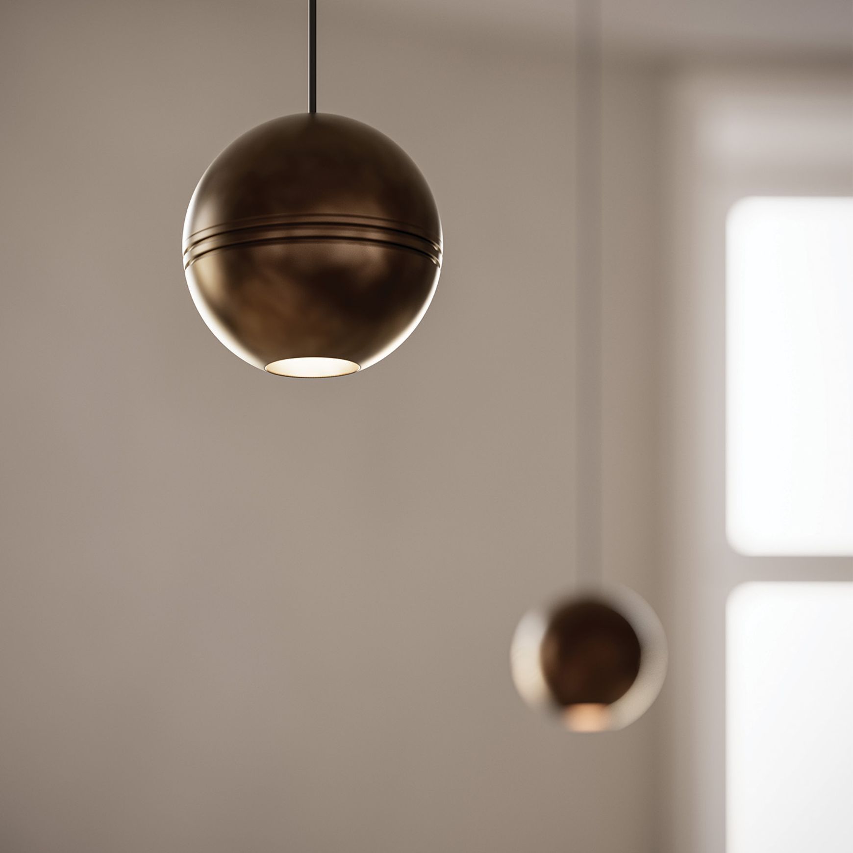 Groove Cluster Pendant Light