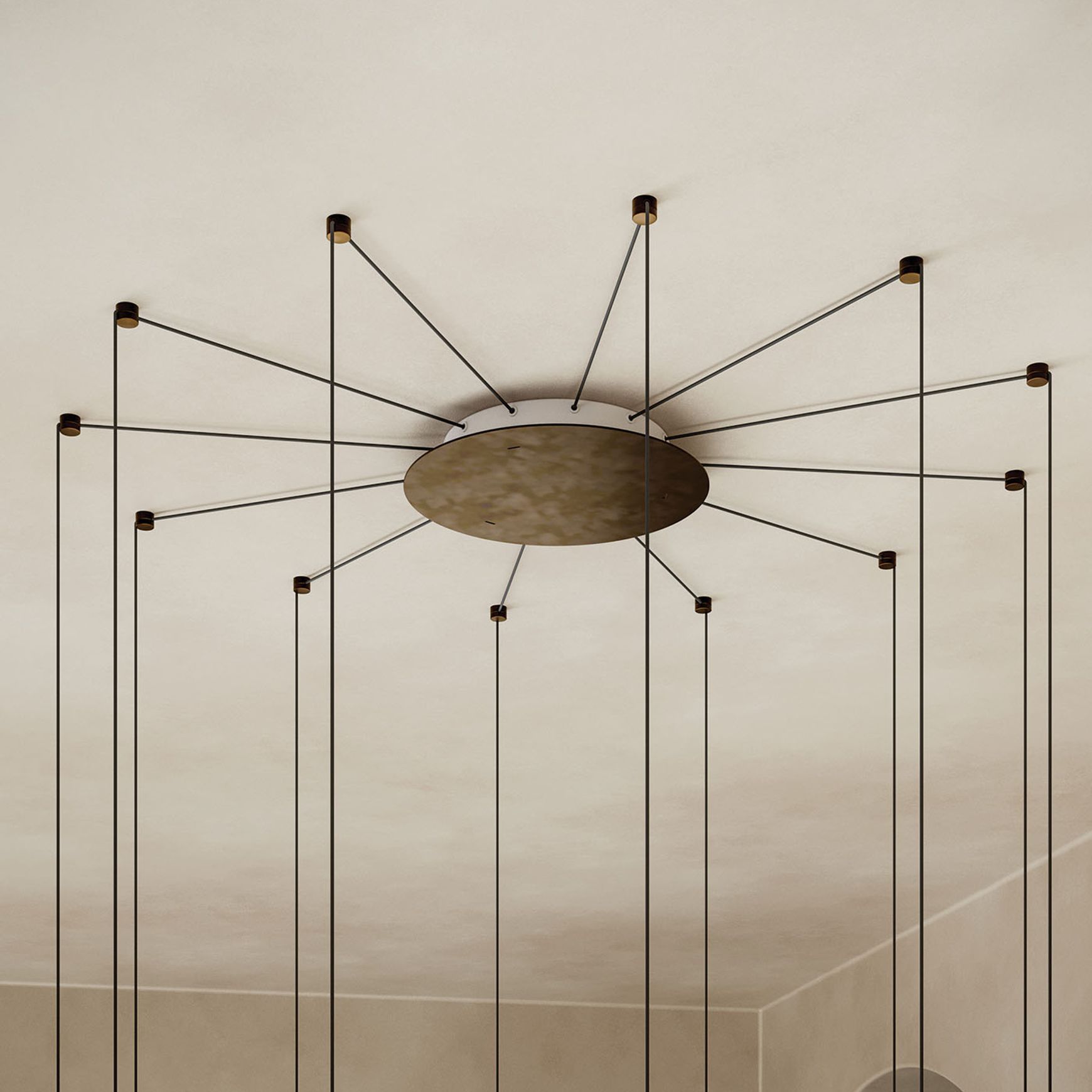 Groove Cluster Pendant Light